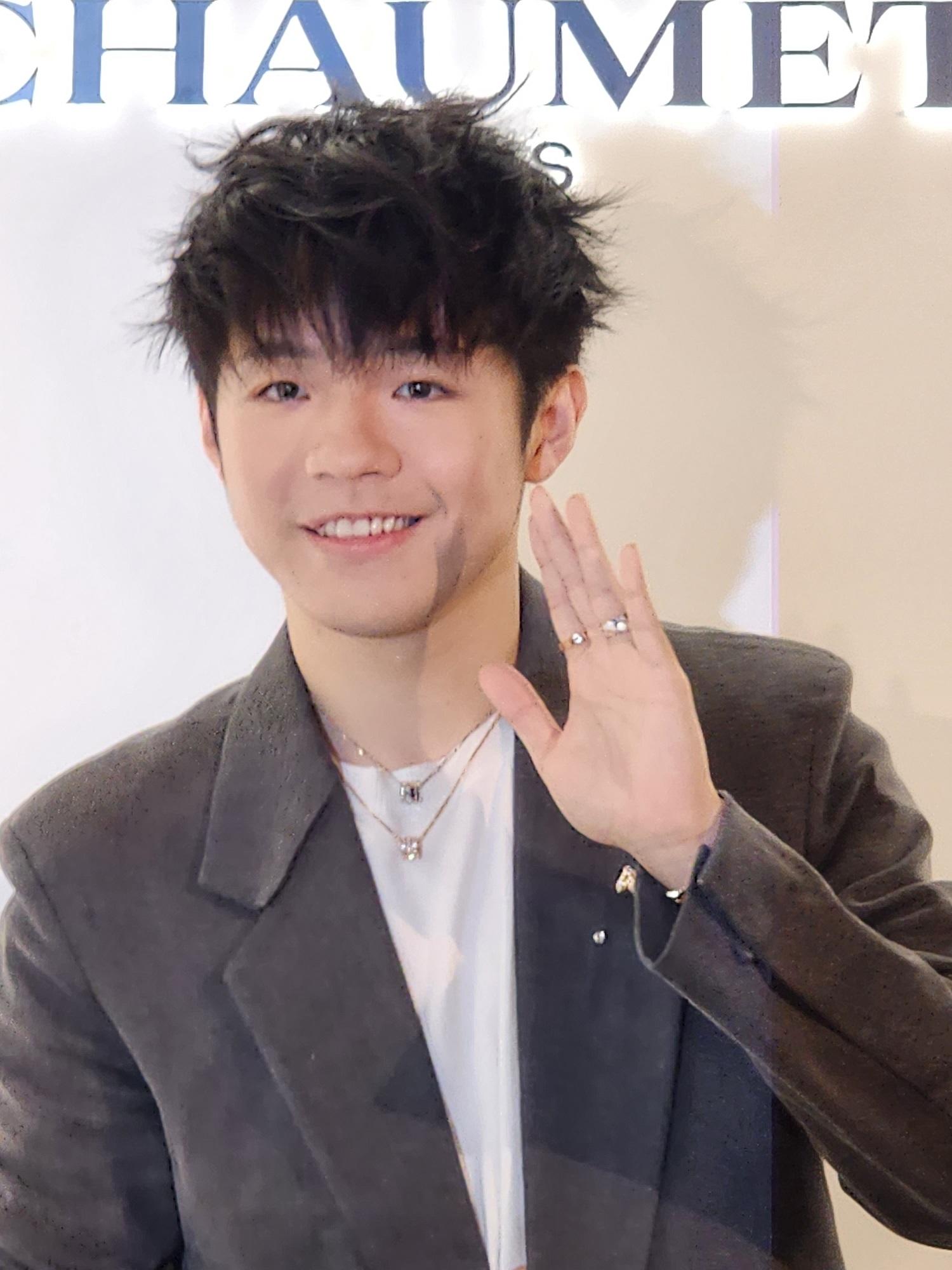 陳卓賢出席珠寶品牌代言活動。