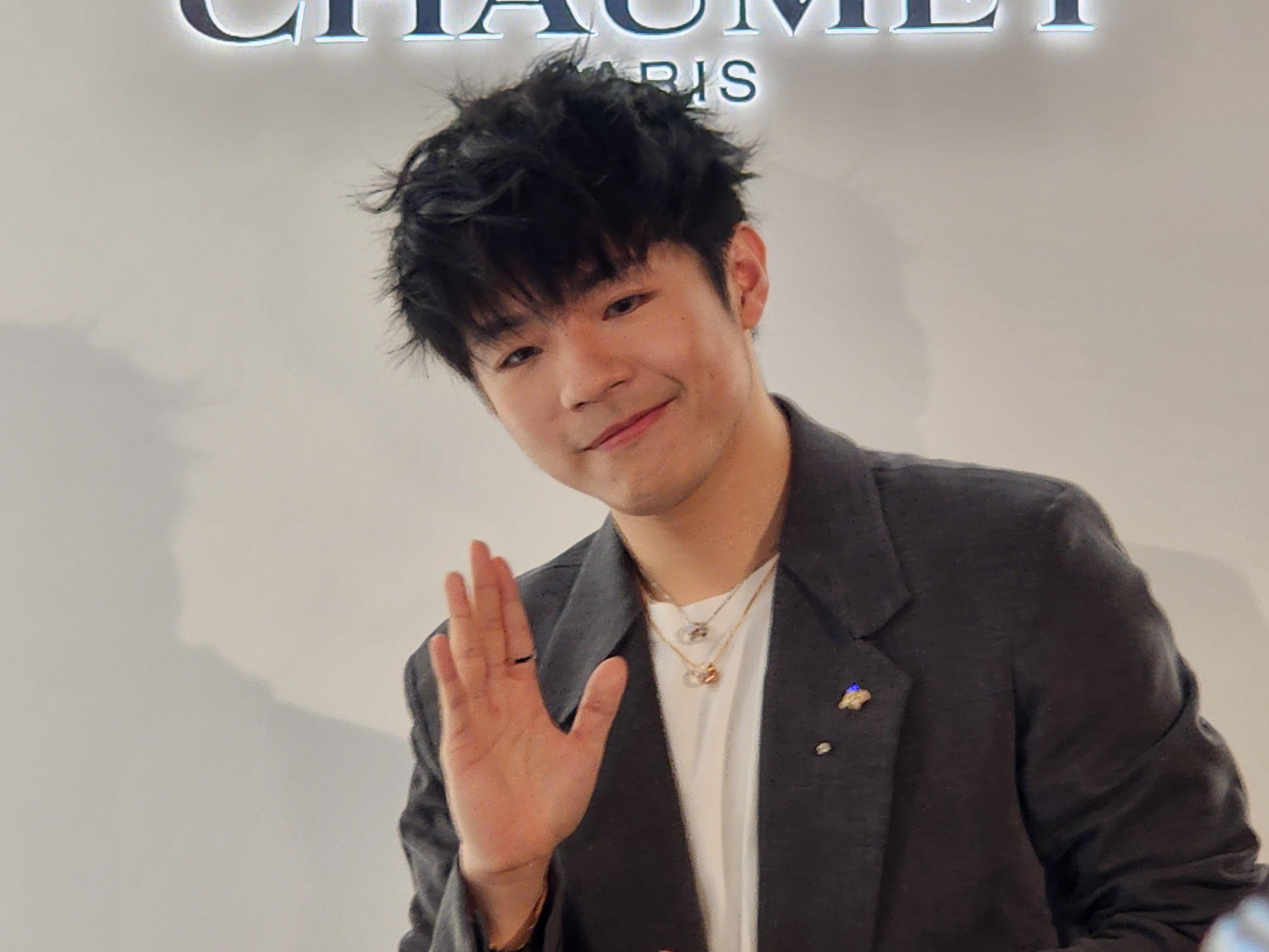 Ian出席珠寶品牌代表活動。