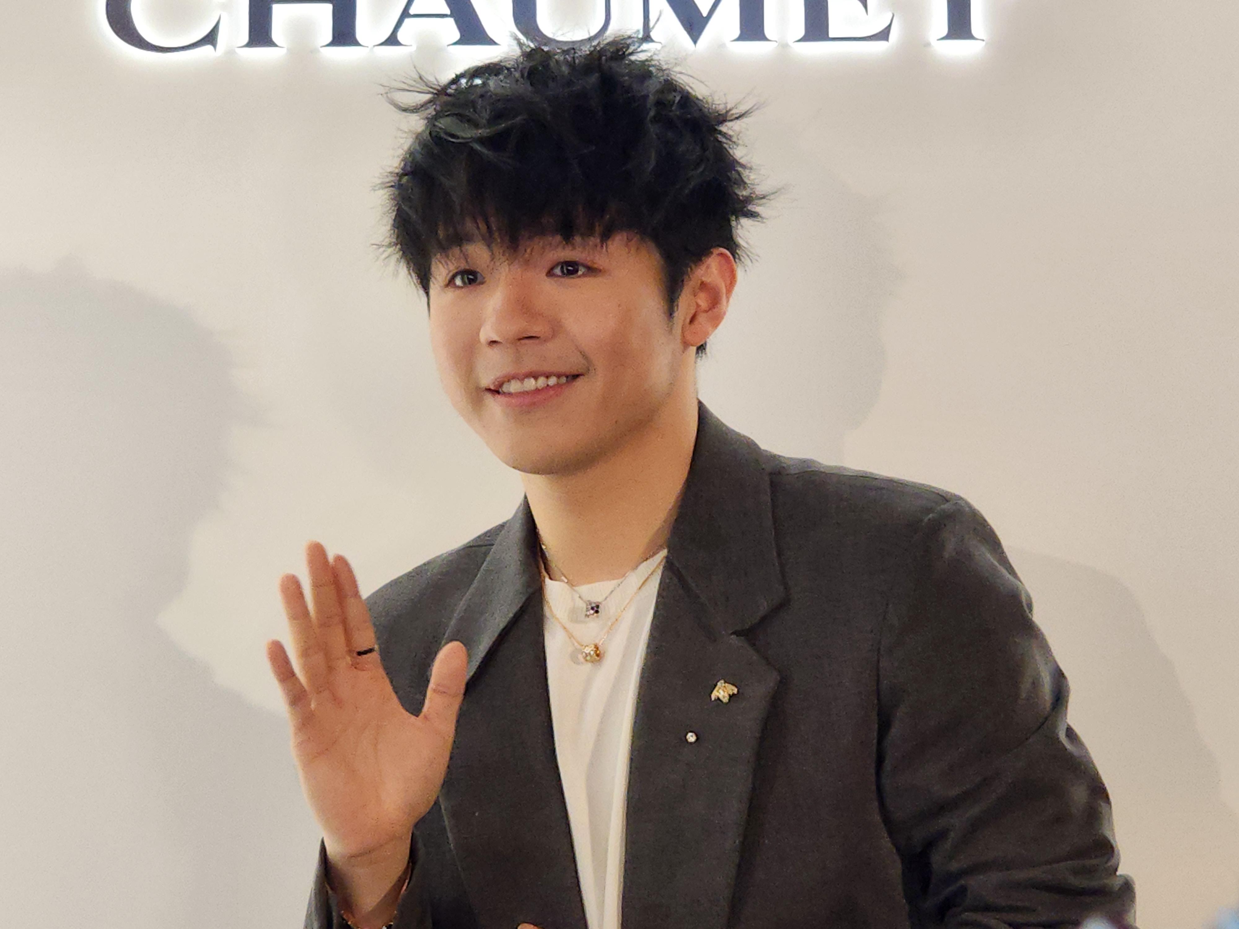 Ian出席珠寶品牌代表活動。