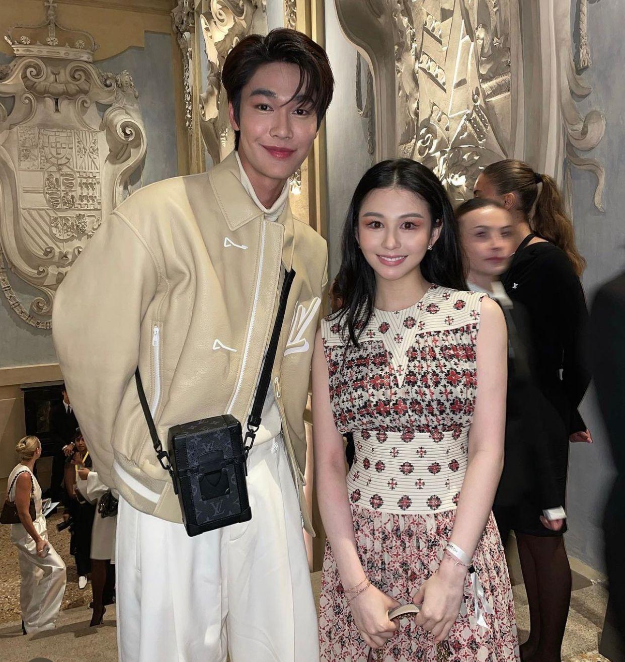 沈月今日在IG上載跟Dew合照。