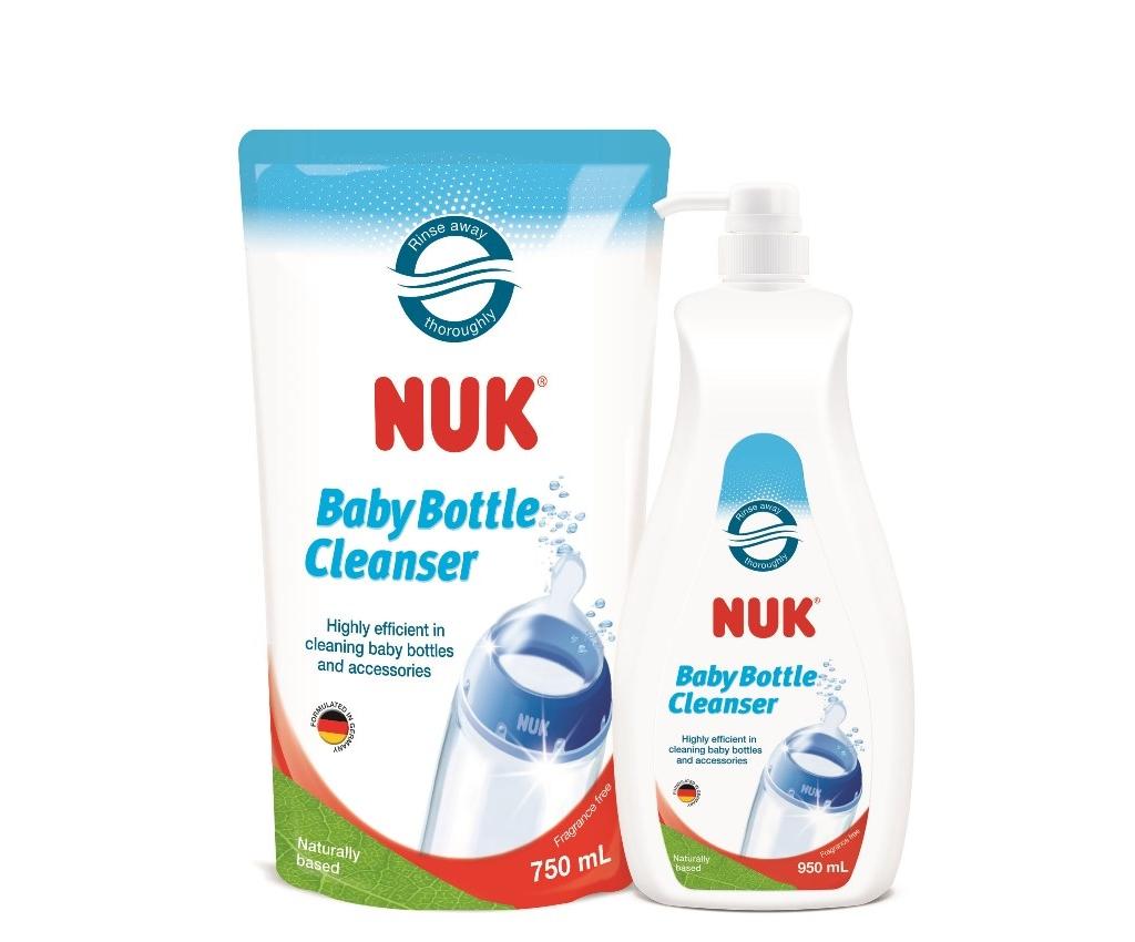 NUK 奶瓶清潔液 950ml+750ml 套裝│原價$174 特價$99 (57折)