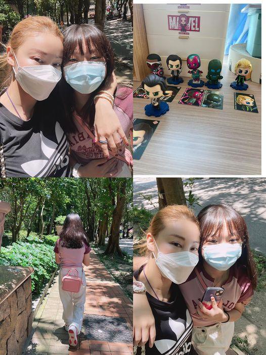 ViVi與大女兒如朋友般相處。