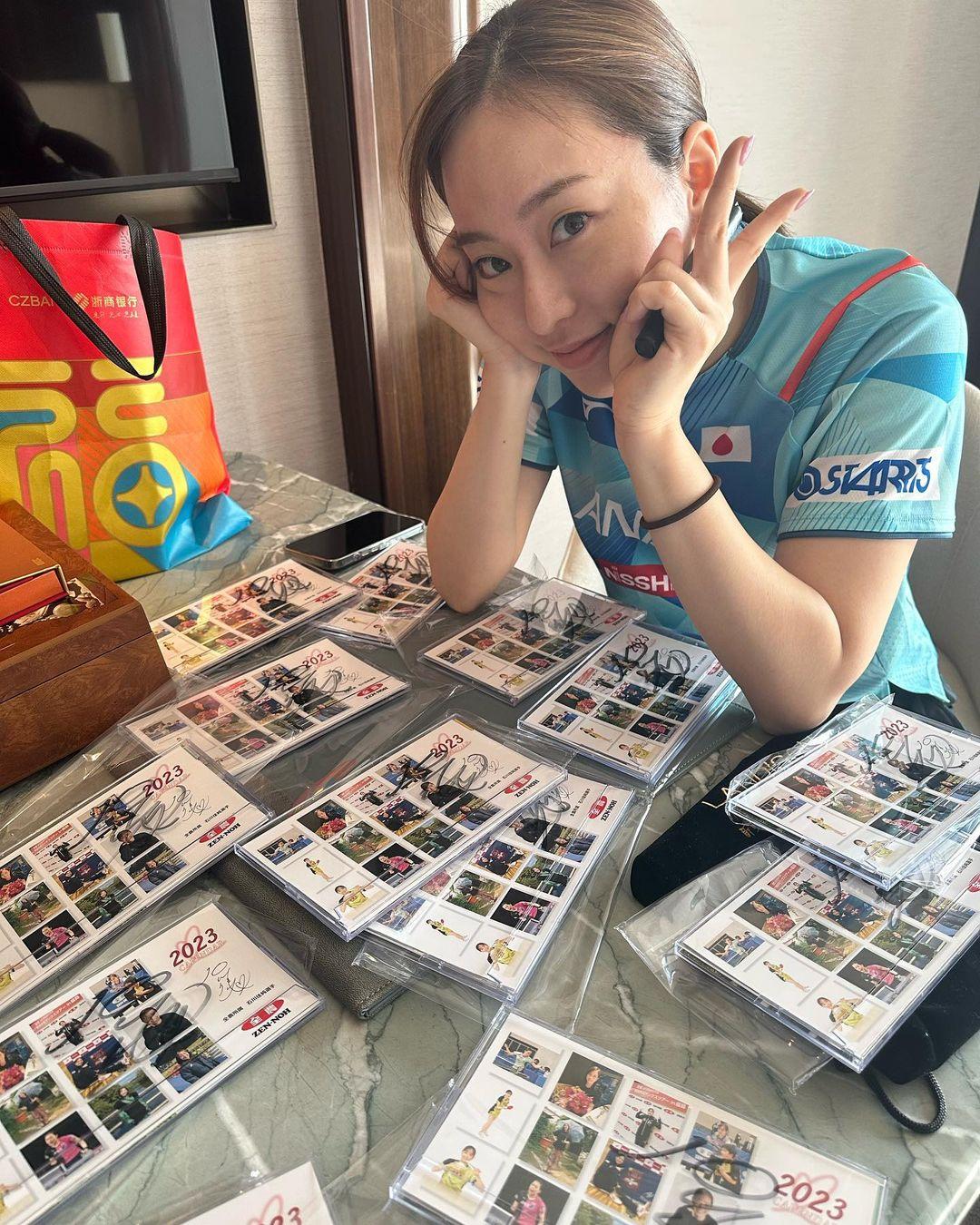 石川佳純在澳門的冠軍賽後引退。(Instagram圖片)