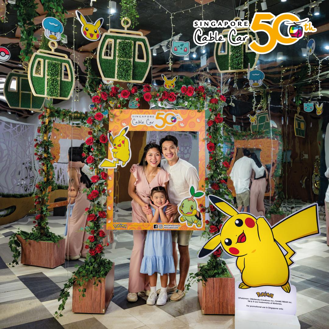 纜車站亦設置了不少打卡區域。