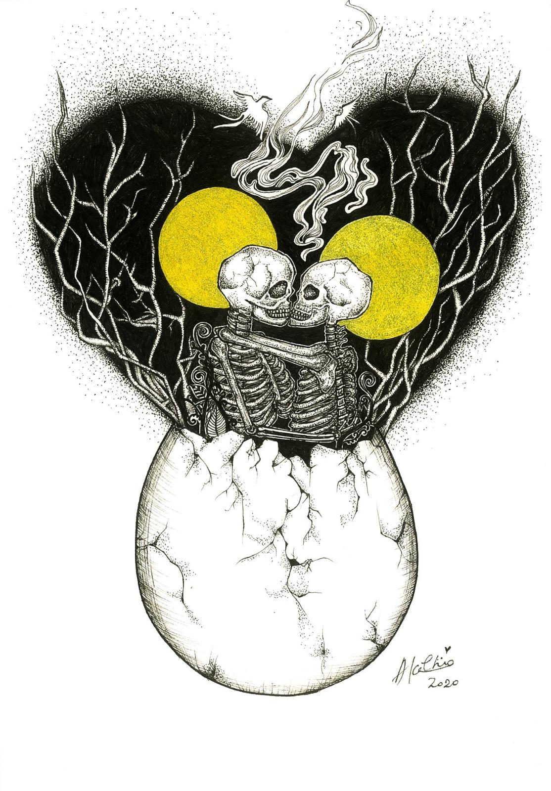 AKA趙慧珊畫作。