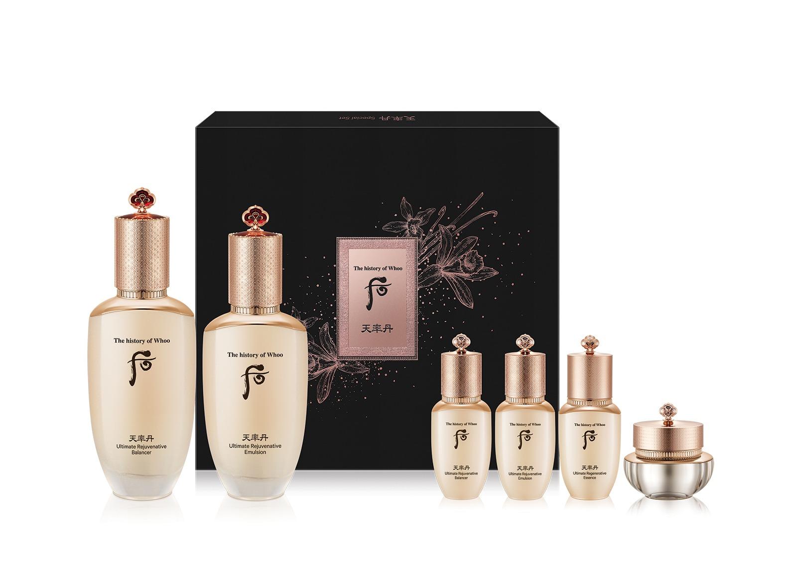 母親節禮物2023推介|The history of Whoo后 天率丹和率極致再生2件套裝 $2,070(價值$3,380)