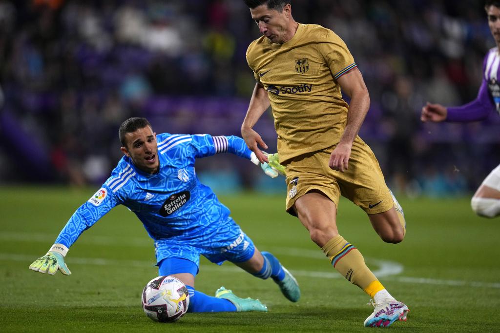 利雲杜夫斯基為巴塞破蛋。(美聯社)