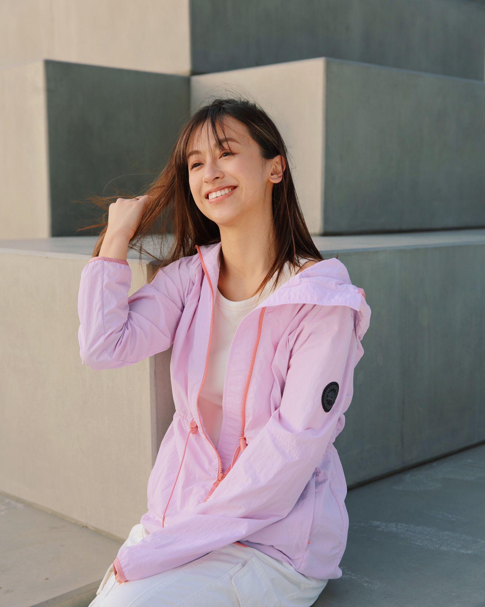 黃爾汶Agnes:Lundell風衣(日落粉) $5,000