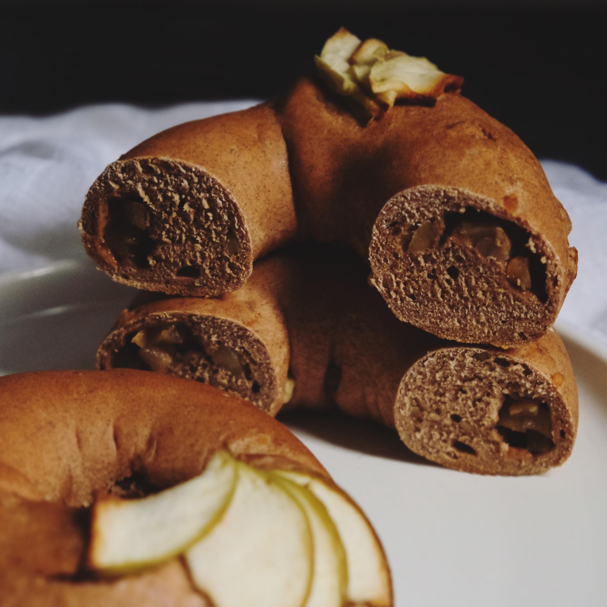 Brickery.Bread Bagel - 蘋果批