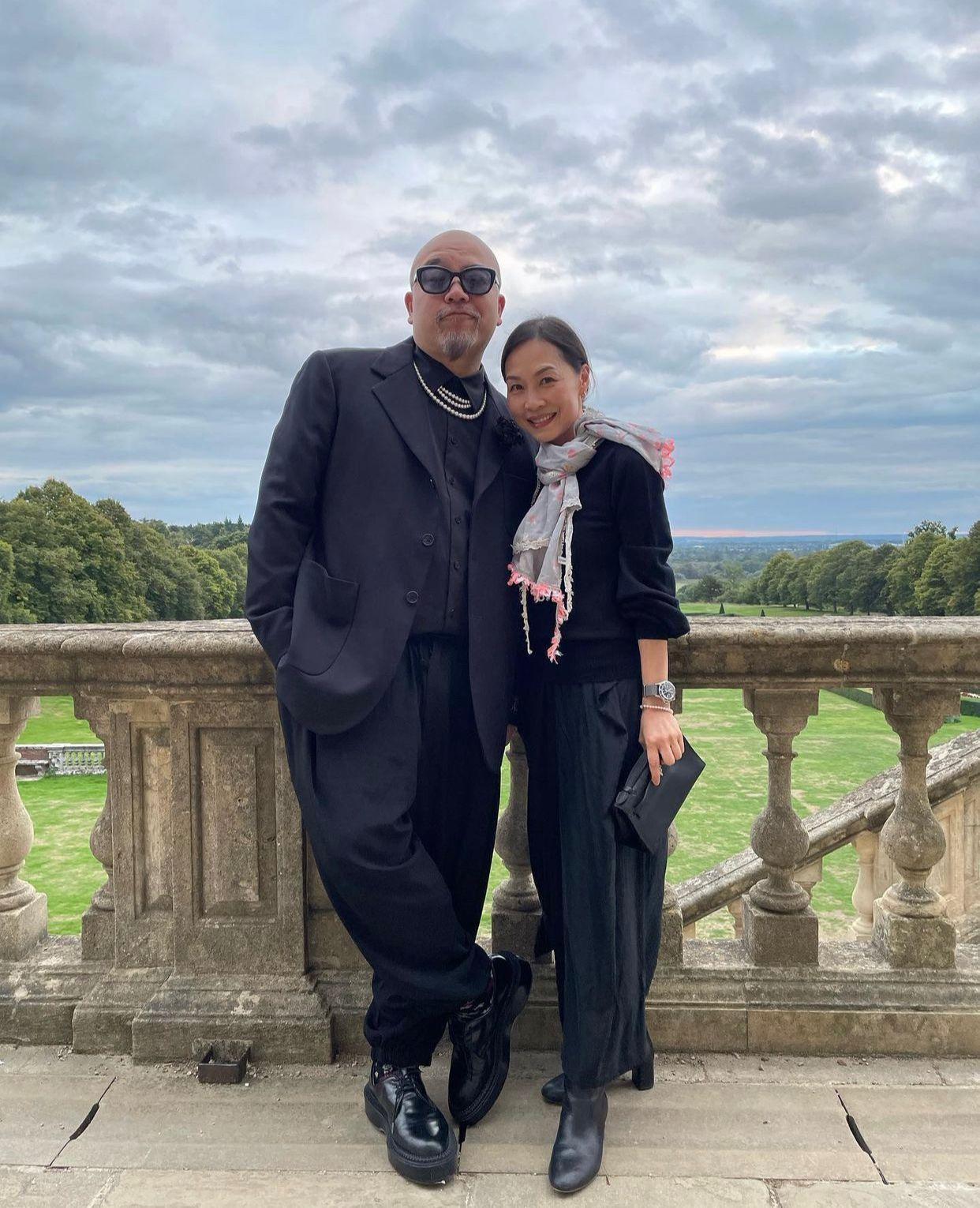 彭羚去年飛倫敦時,就撇甩老公搵Wyman敘舊。