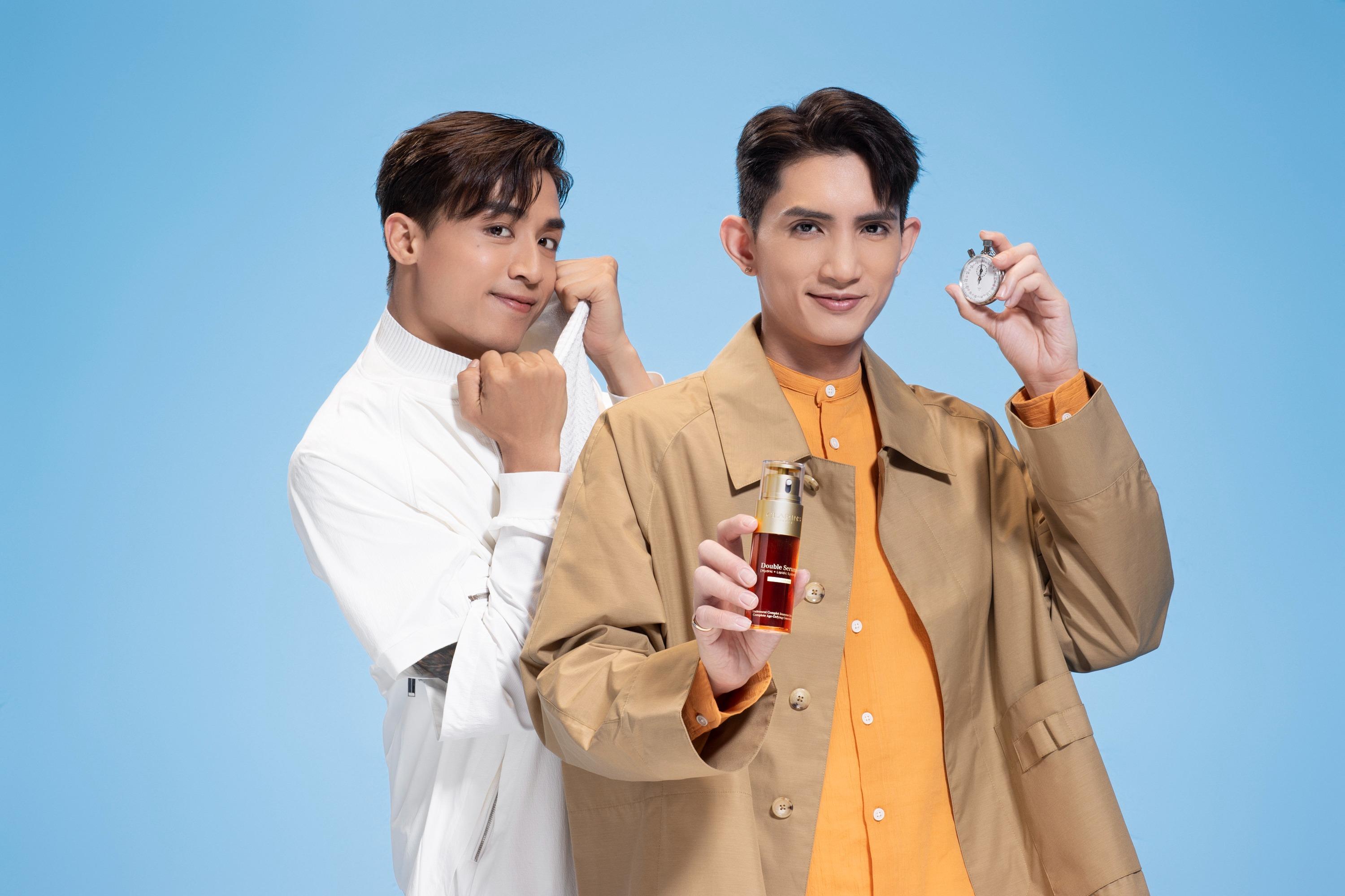 Mirror正副隊長楊樂文(LOKMAN)及江𤒹生(AK)合作,拍攝「Double年輕大對決」廣告企劃。