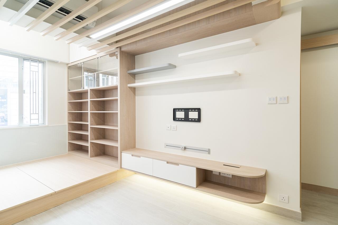 低對比配色 平靜樸實家居