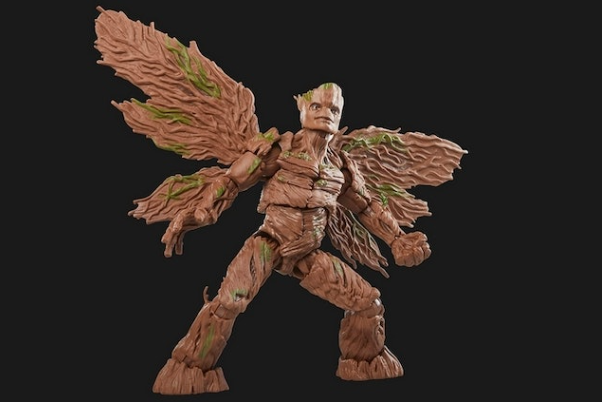 Marvel Legend系列劇透樹人最終可以長出雙翼飛行。