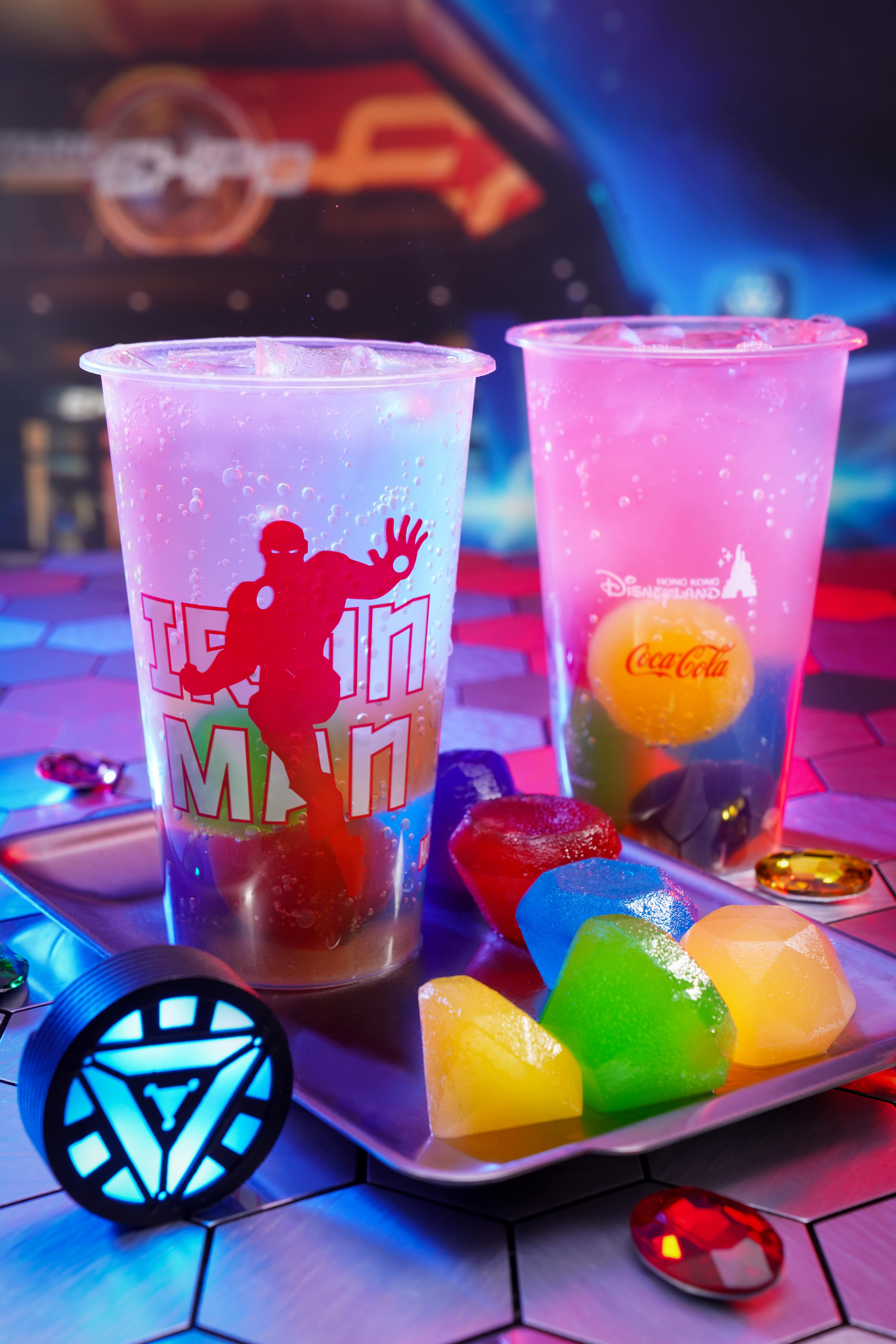 無限寶石啫喱梳打 配弦反應能源器閃冰 $75 (套餐汽水可加 $58 升級)