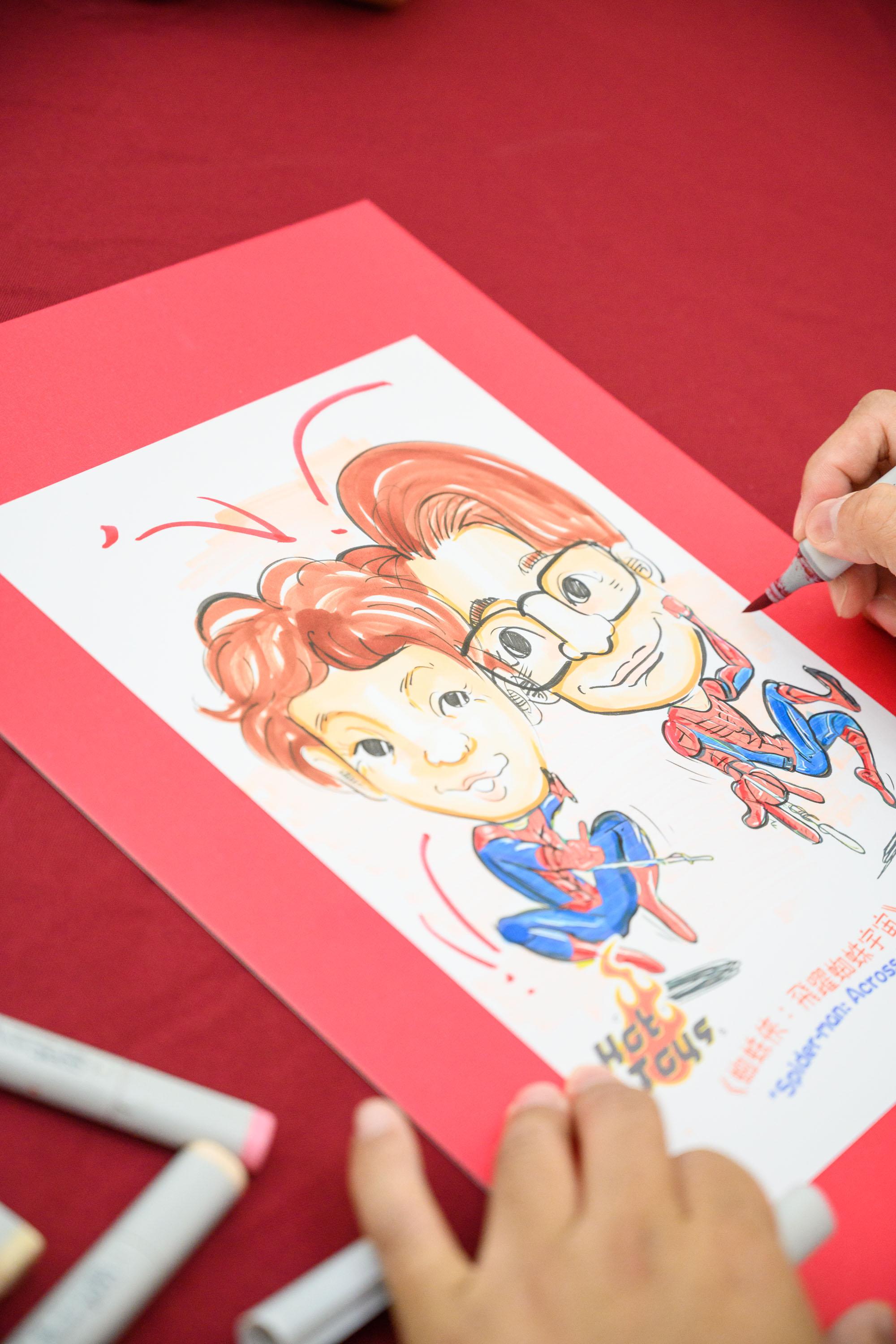 蜘蛛俠Q版人像速畫