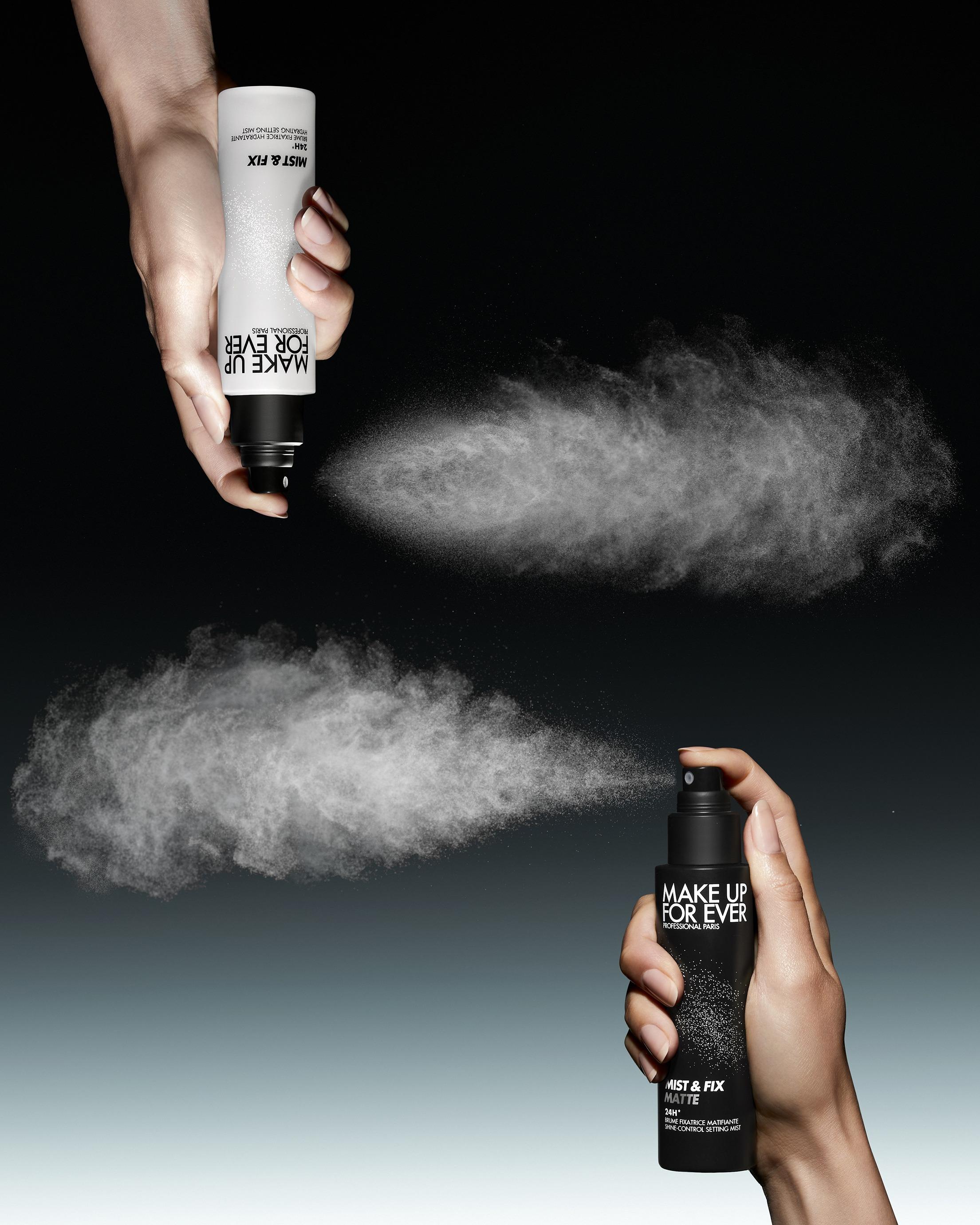 獨家專業噴嘴設計,以低速霧氣噴出超微密水珠。