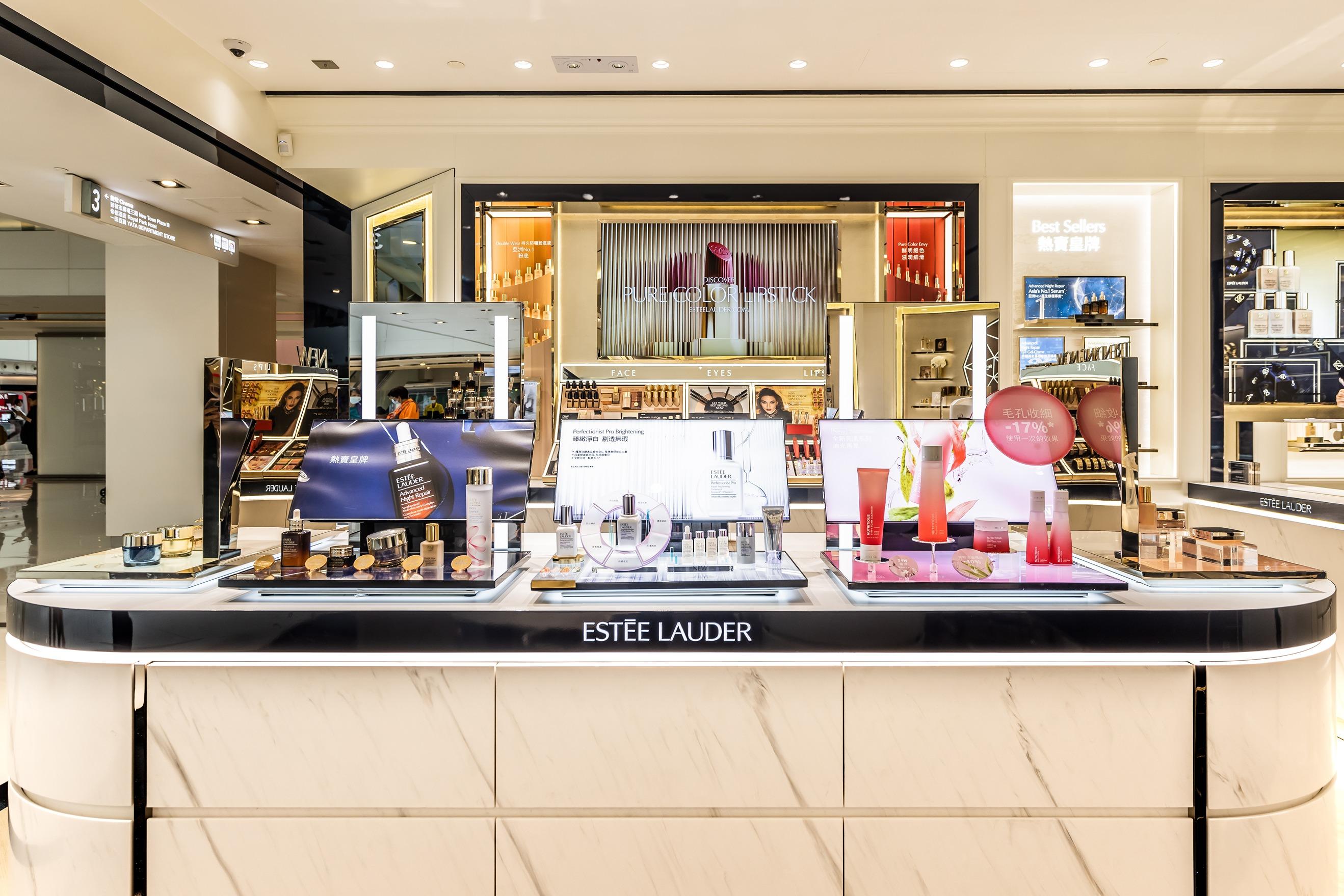 Estée Lauder在沙田新城市廣場開設全新旗艦店。