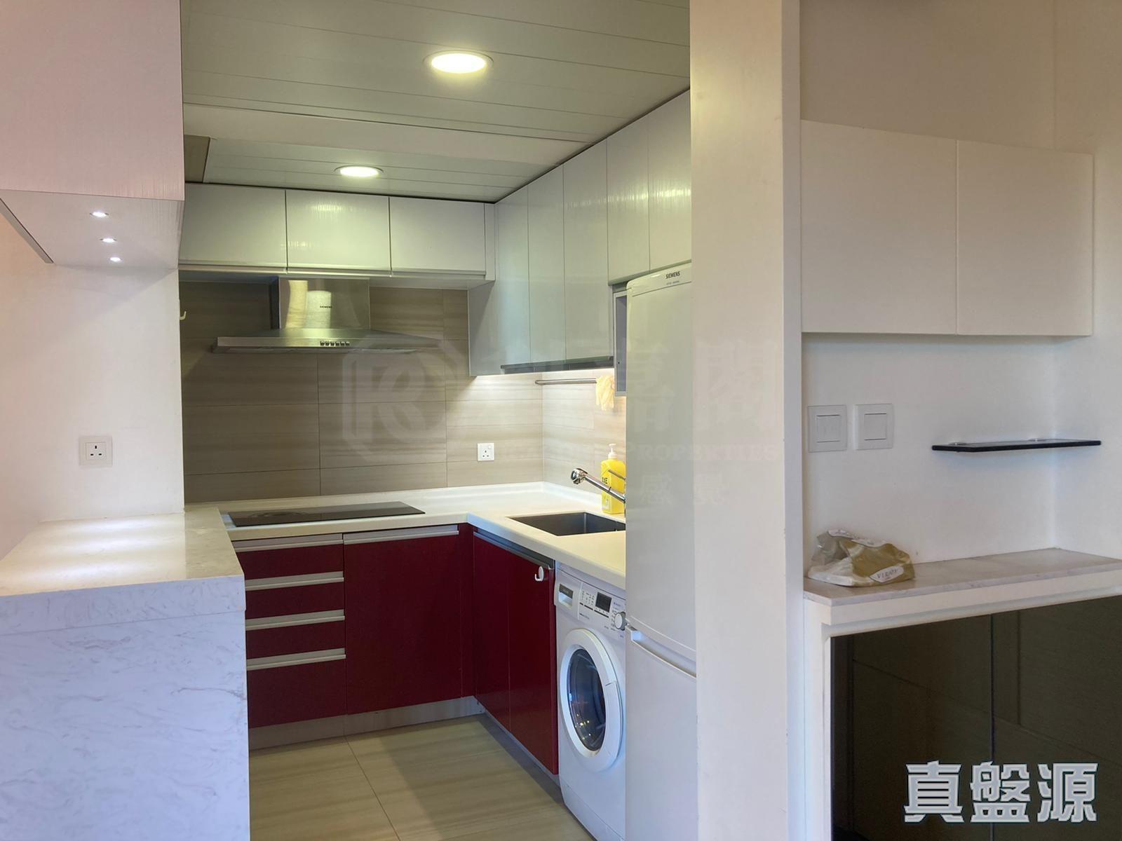 廚房採開放式設計,空間闊大,配套亦新淨。(代理提供)