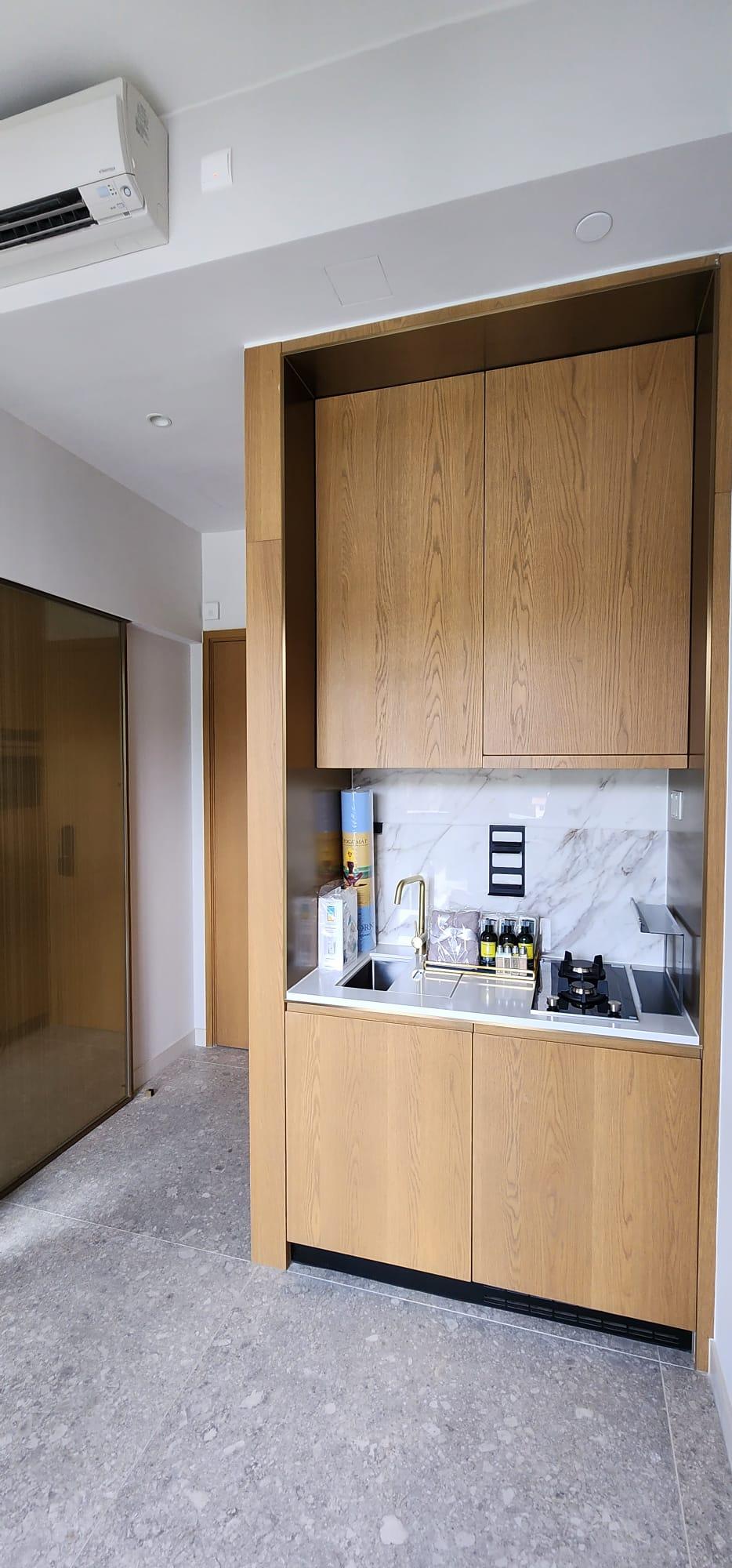 單位採開放式廚房設計。(代理提供)