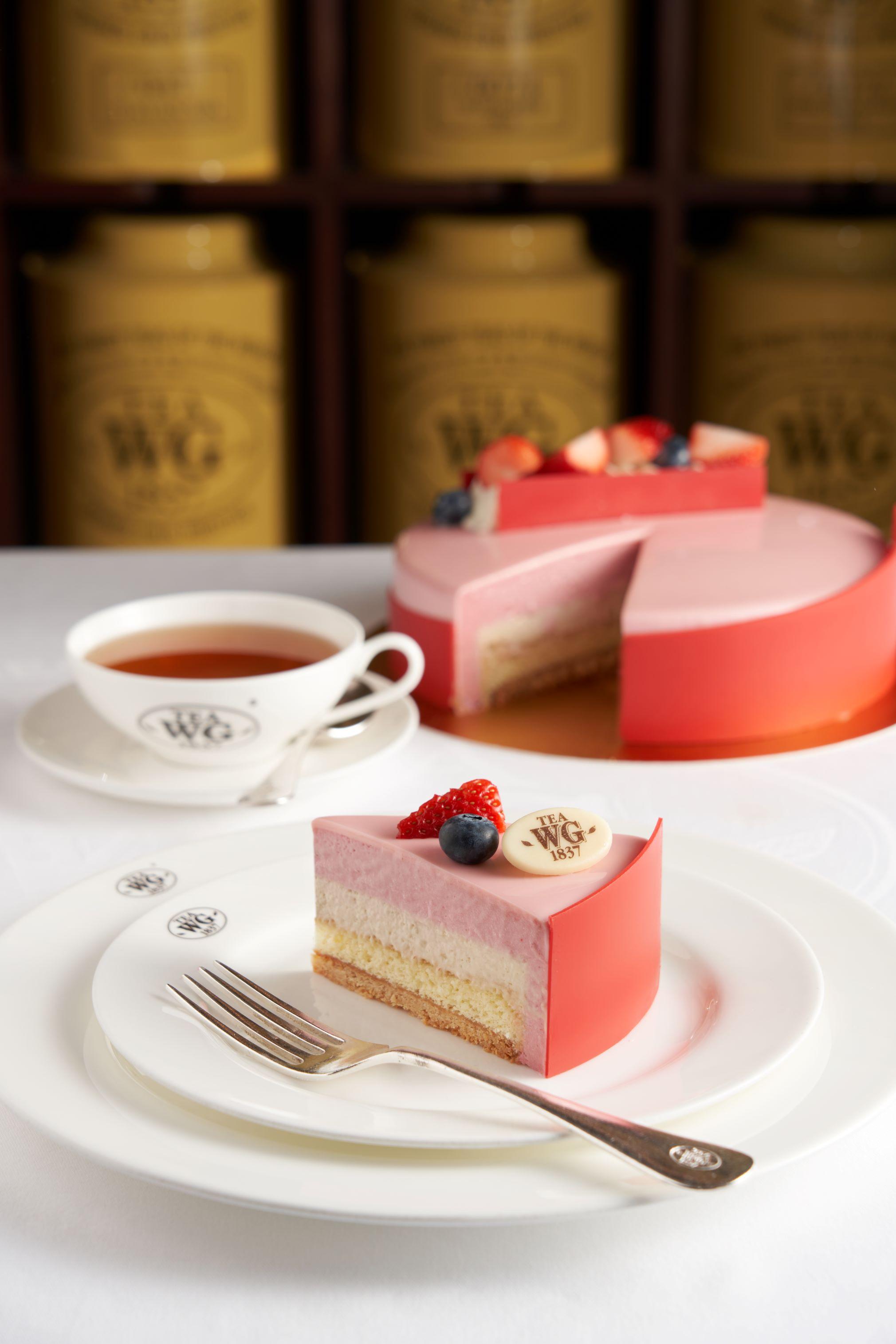 母親節玫瑰芬香紅茶茶香樹莓蛋糕