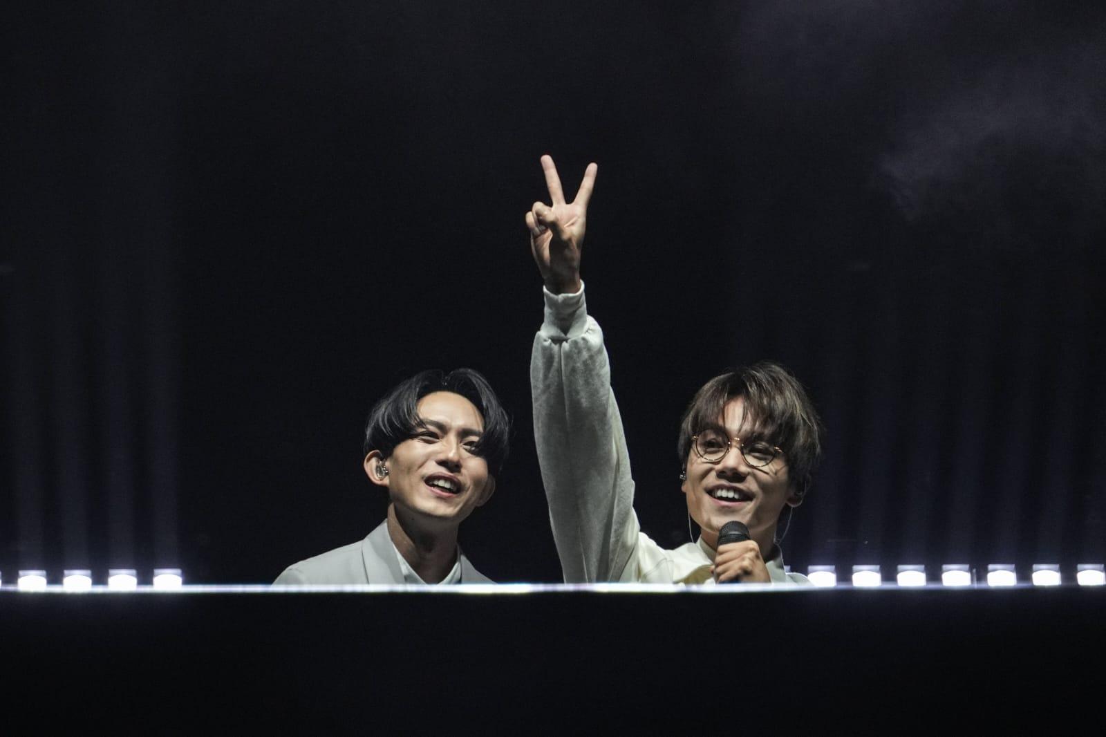 林宥嘉要林家謙合作壯膽,才敢再唱廣東歌。(李睿哲攝)