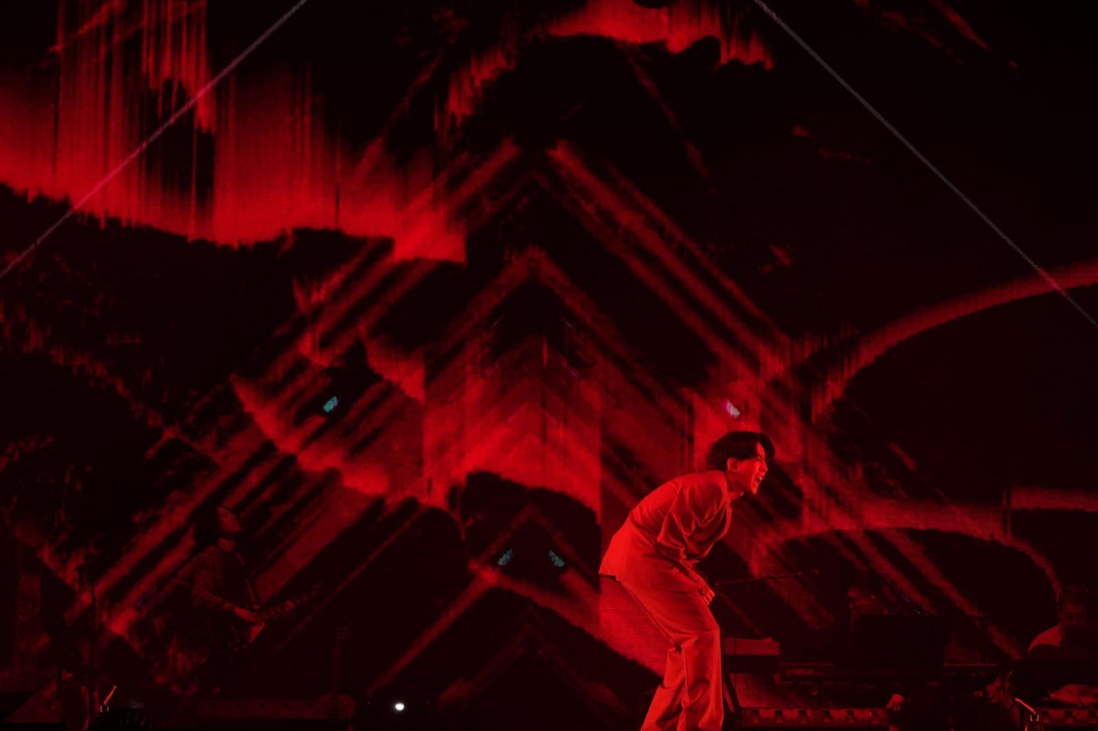 林宥嘉於紅館舉行《idol世界巡迴演唱會》香港站尾場。(李睿哲攝)