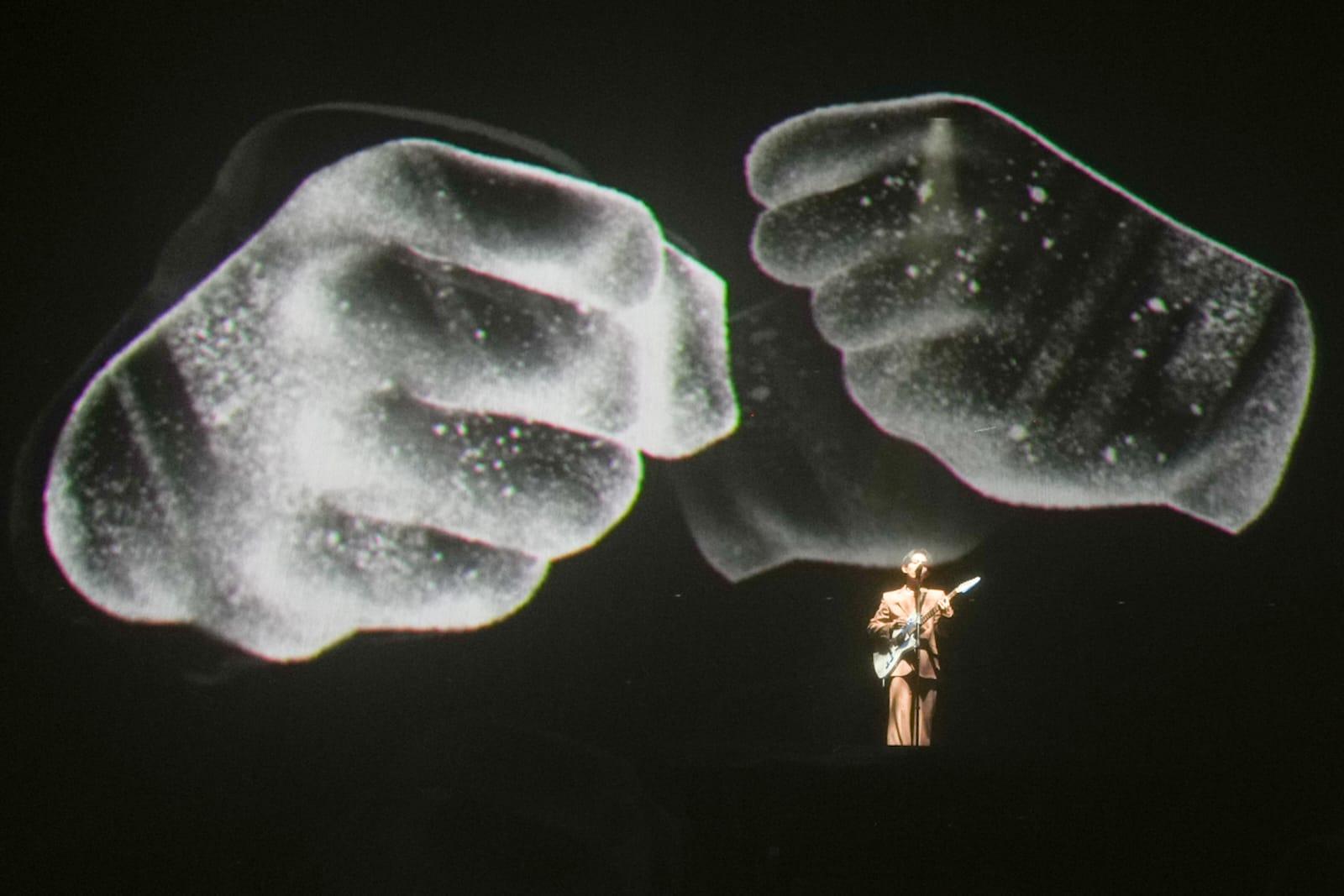 林宥嘉於紅館舉行《idol世界巡迴演唱會》香港站尾場。(李睿哲攝)