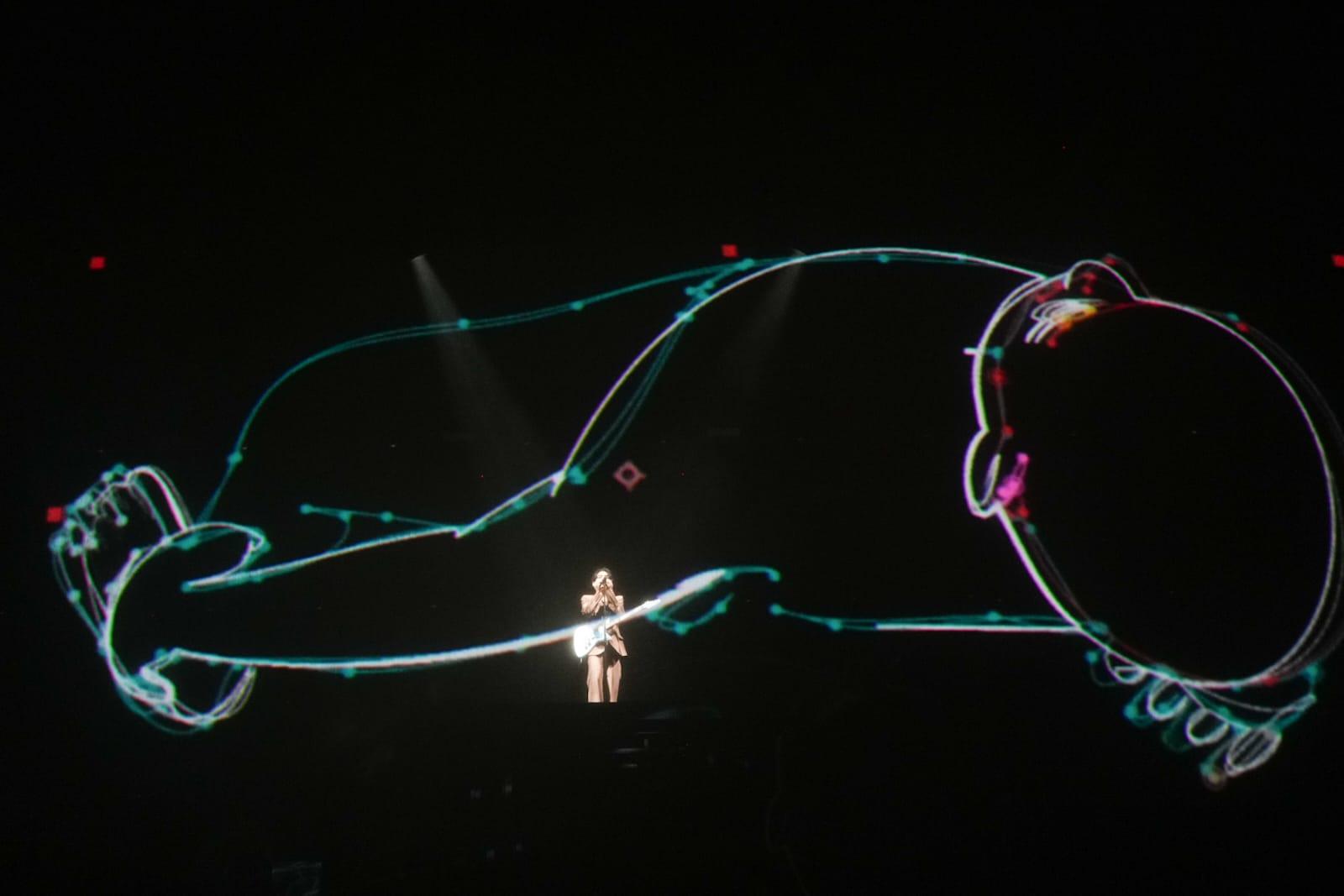 林宥嘉於紅館舉行《idol世界巡迴演唱會》香港站尾場。(李睿哲攝)