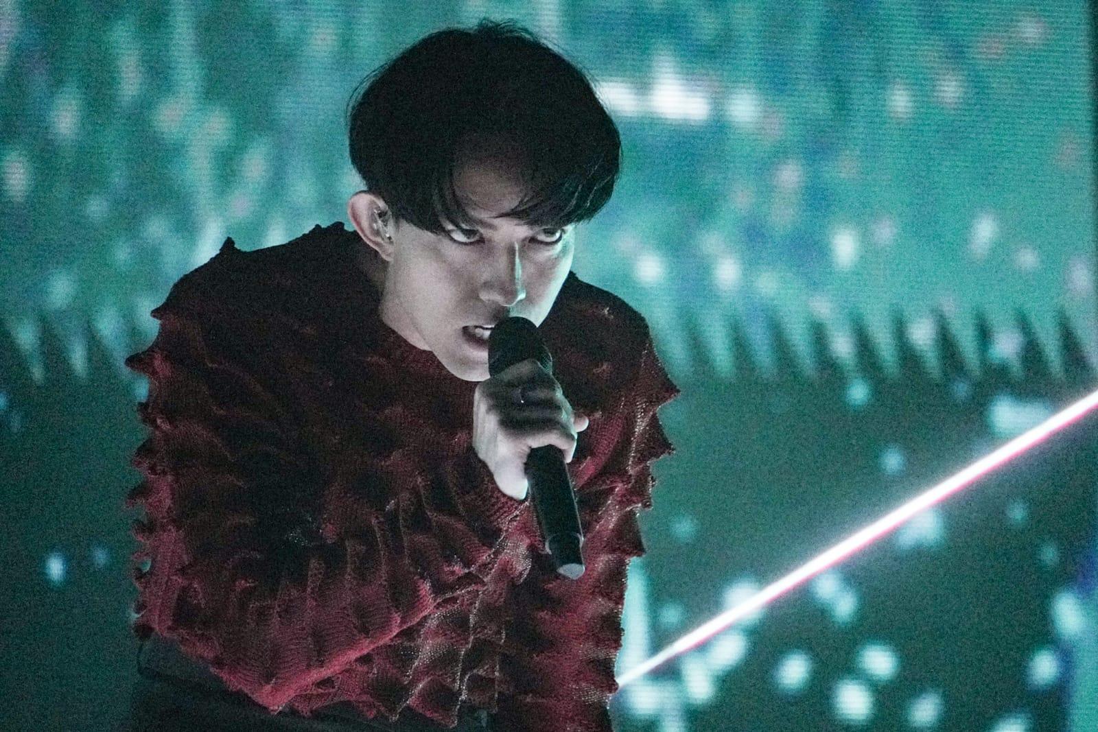 林宥嘉於紅館舉行《idol世界巡迴演唱會》香港站尾場。(李睿哲攝)