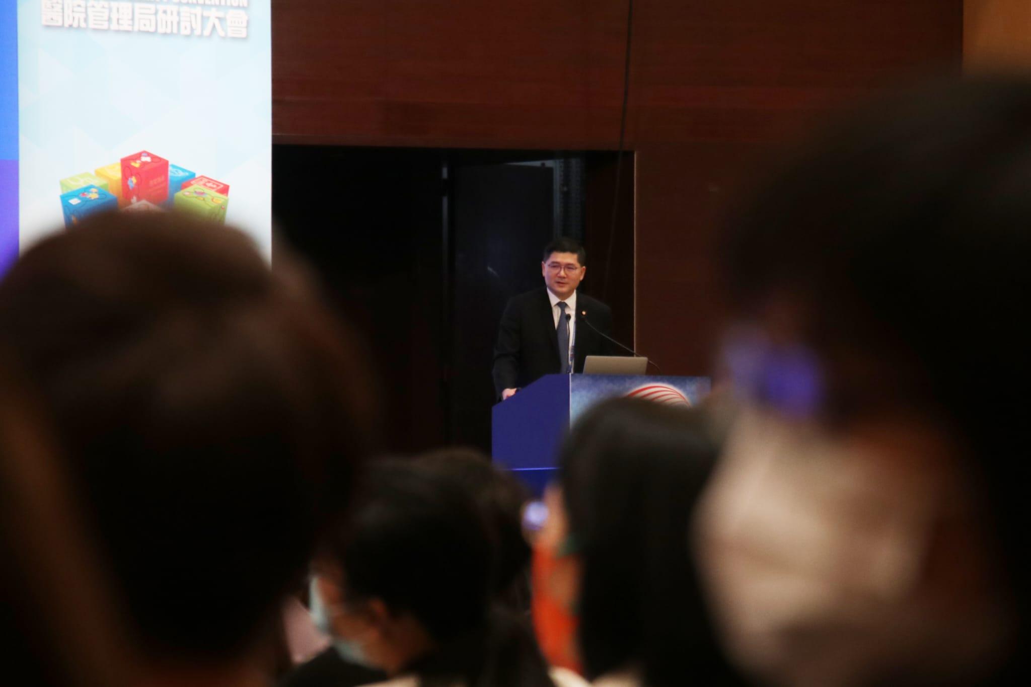 醫管局在灣仔會展舉辦一連兩日研討大會 (林俊源攝)