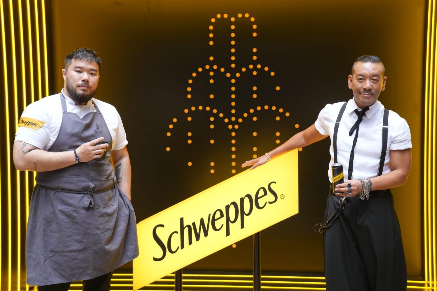 Juno首次獲梳打品牌邀請合作,找來米芝蓮大廚好朋友Chef Felix,一起創作特色餐單。