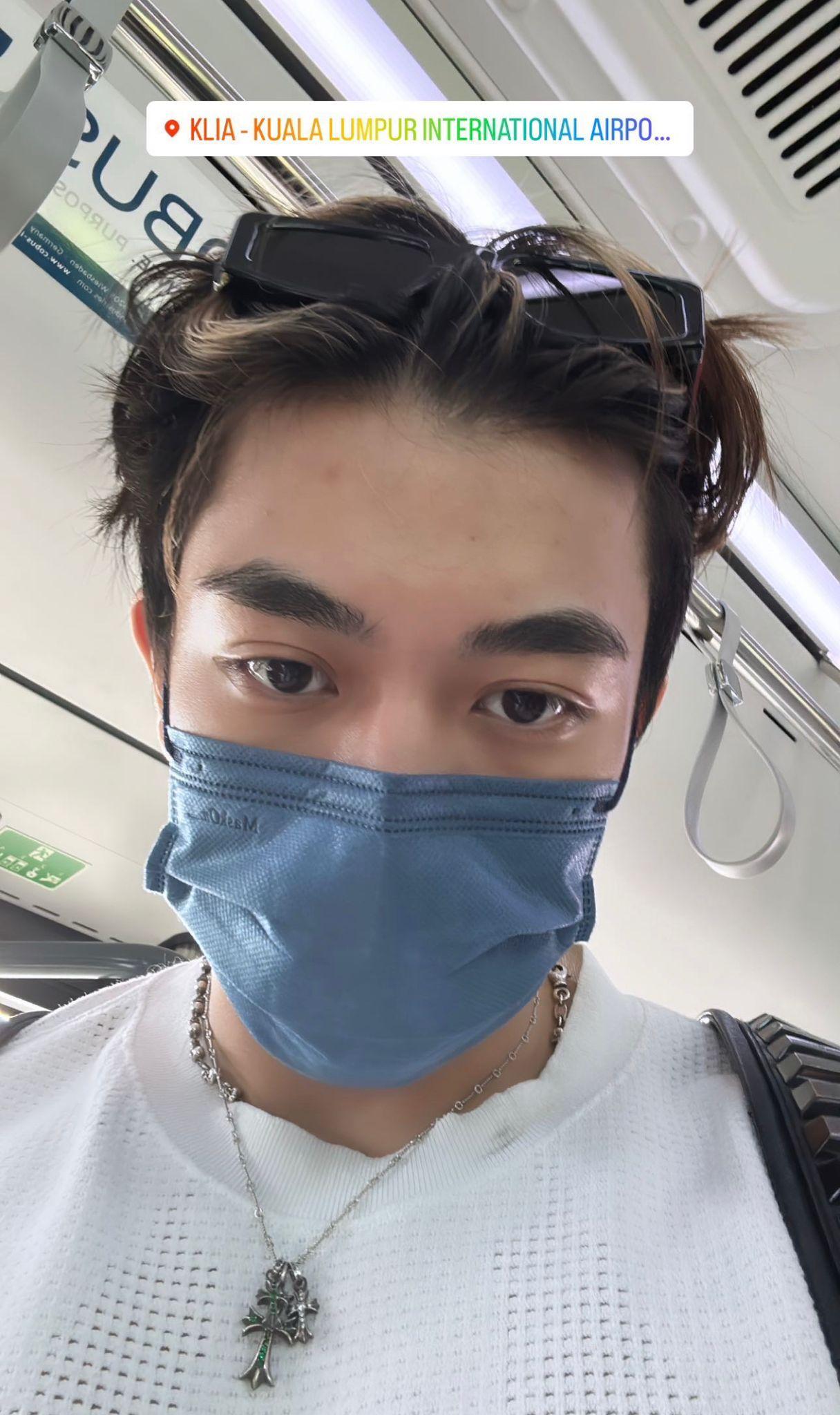 Tyson Yoshi今日抵達馬來西亞立即打卡。