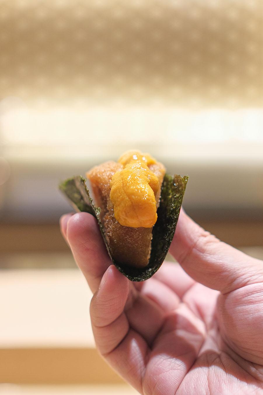 吉列帶子配海膽