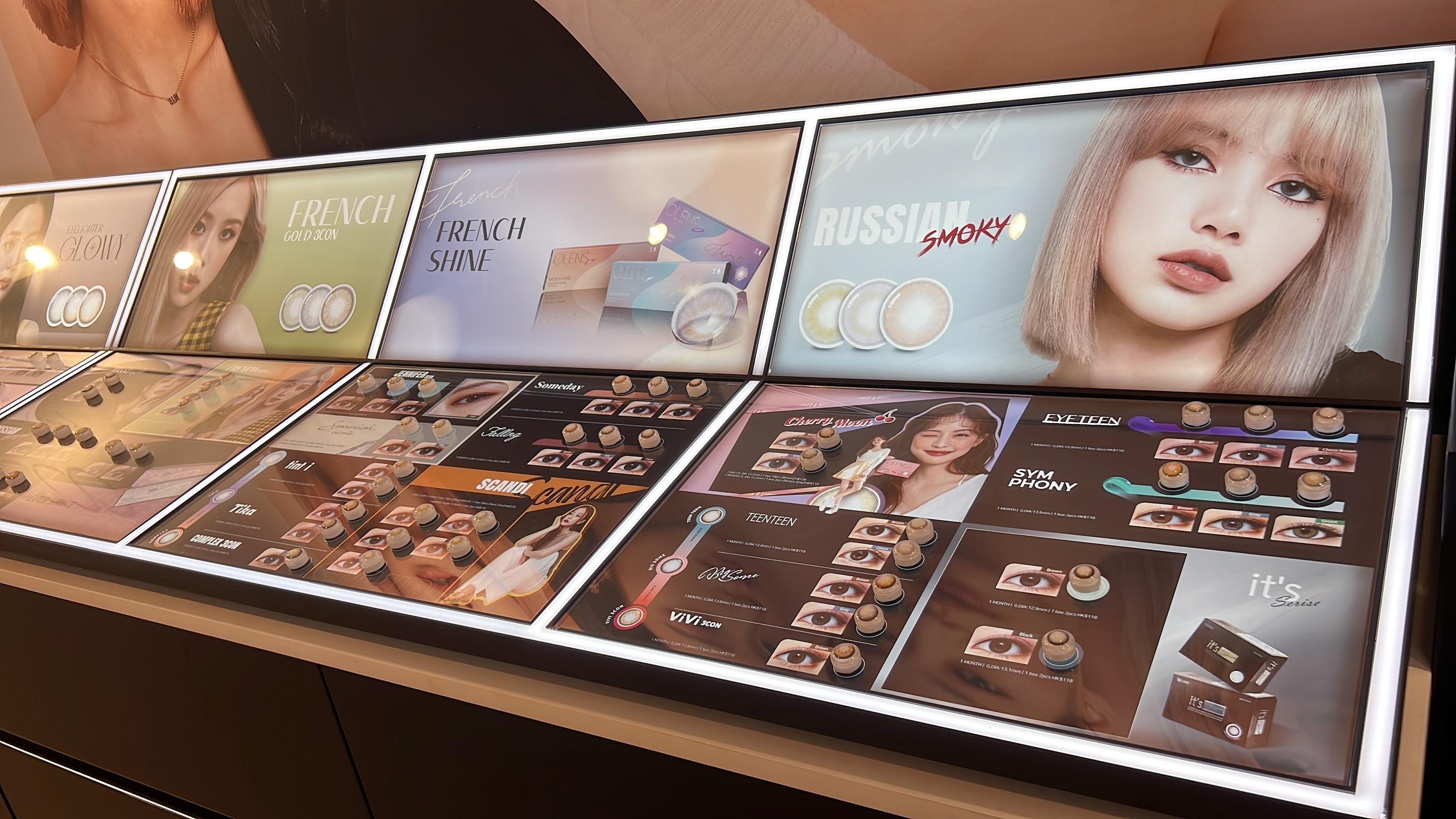 韓國人氣隱形眼鏡品牌OLENS進駐銅鑼灣SOGO。