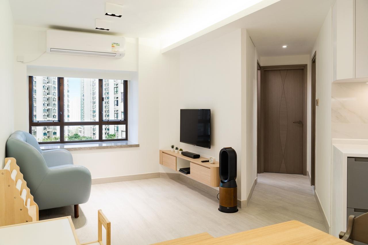 客廳加間隔牆即時拉直鑽石廳變長方廳