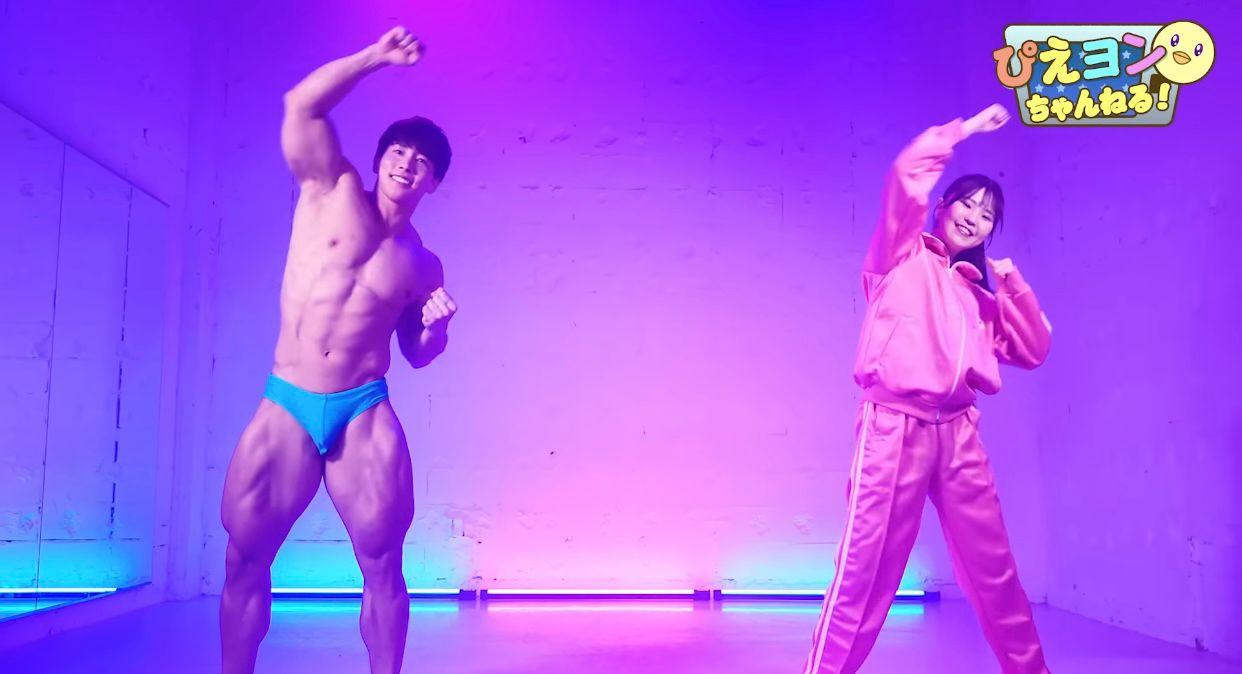 橫川尚隆聯同聲演露比的伊駒百合繪齊跳「皮耶勇開機舞」。