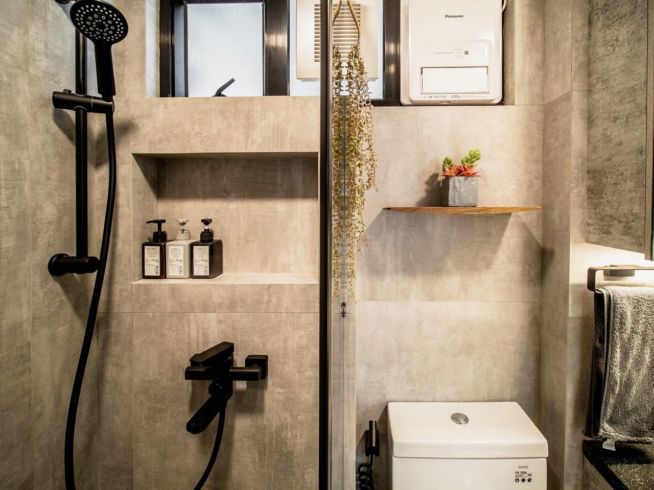 水泥紋磚帶給人一種型格的感覺