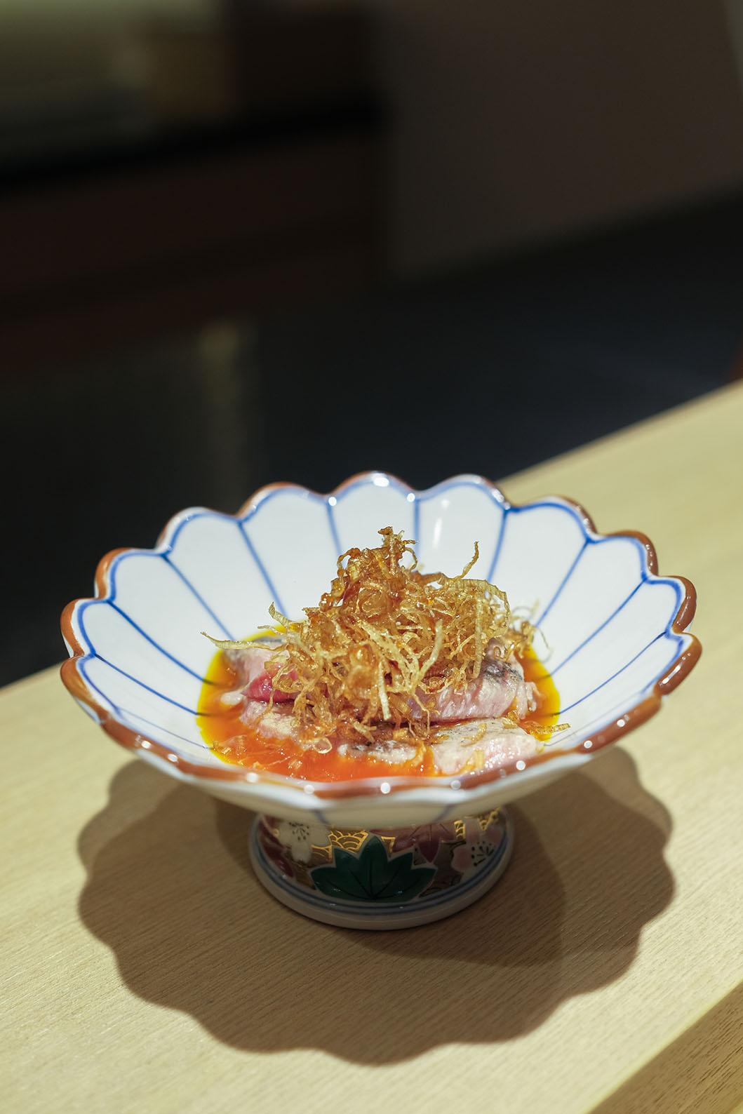 炭燒拖羅配醬油漬太陽蛋