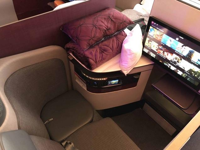 卡塔爾航空Q-suite。(互聯網)