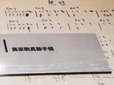 肥媽出po貼以「肥媽」為名的黃家駒真跡再回應。