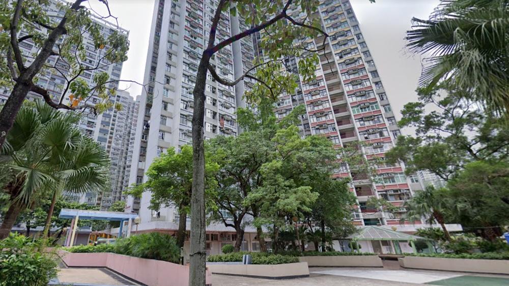 東頭邨無證漢爆竊事敗平台跳落地受傷,警員搜證「拗柴」同送院。(Google Map)