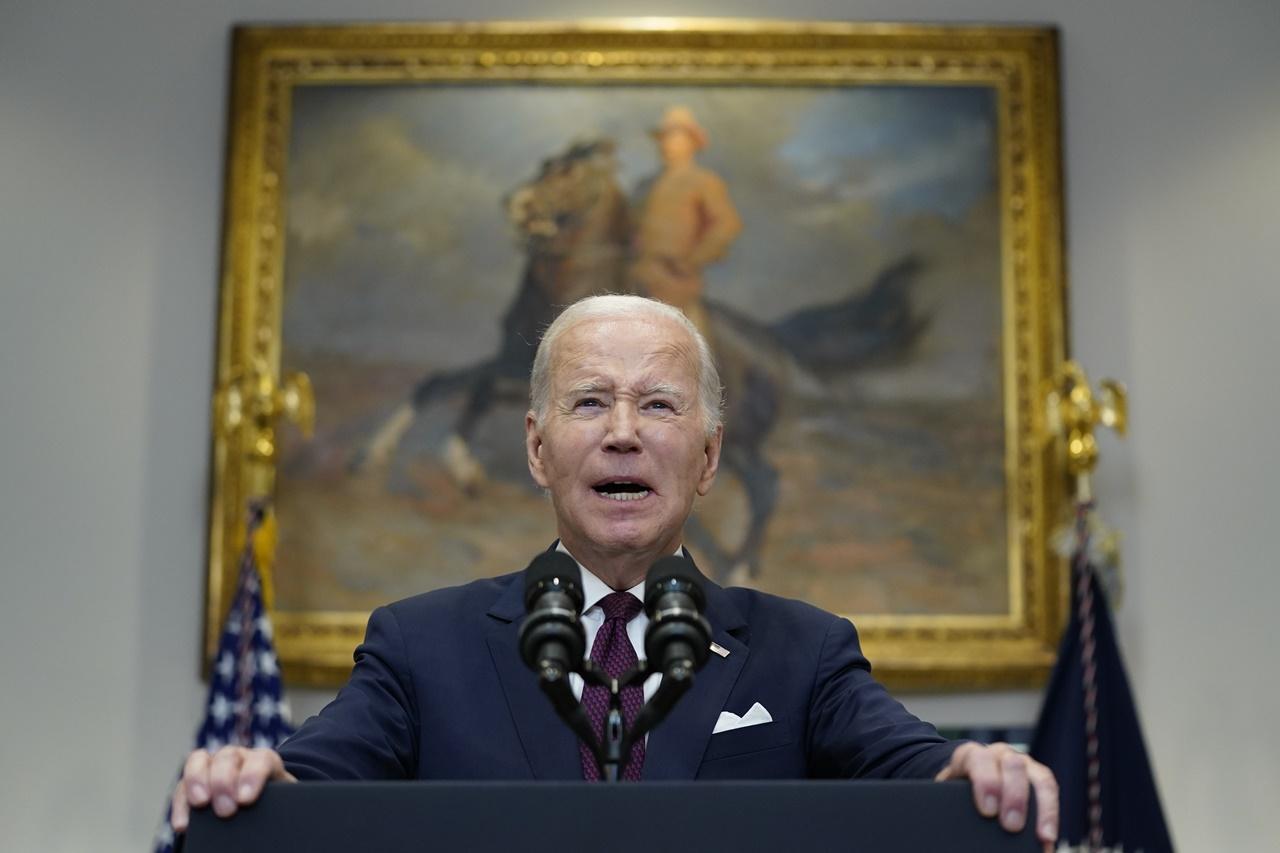 拜登:政府會向大學提供保持學生多元的建議。(AP)