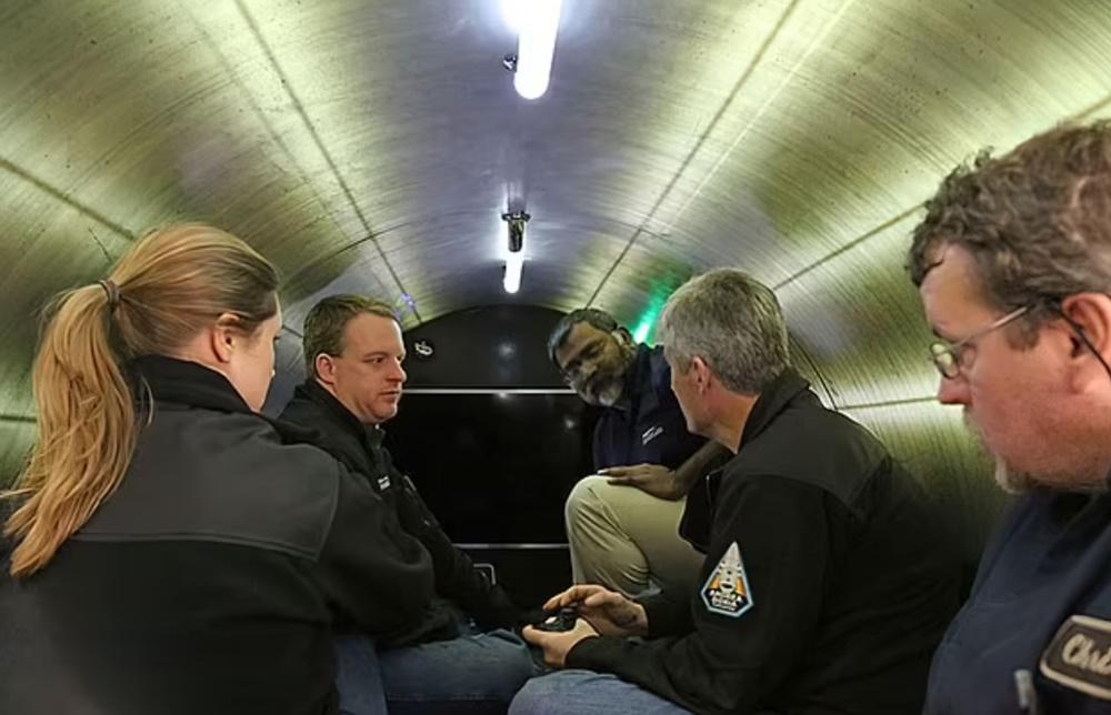 「泰坦號」(Titan)船艙。(網上圖片)