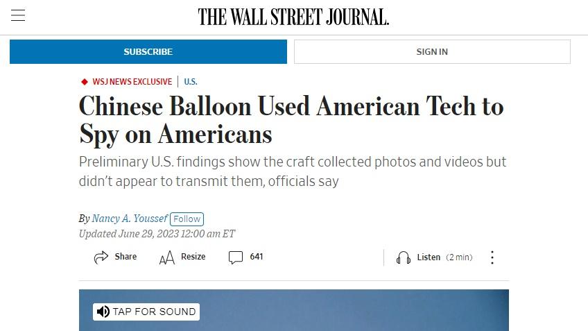 《華爾街日報》(WSJ)報道。