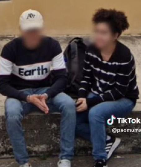 Paola刻意約前男友在離家較遠且人煙較少的街道見面,沒想到竟然被Google街景車拍下證據。(網上圖片)