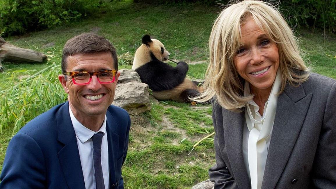 5月17日,布麗吉特特意探訪向「圓夢」道別。(網上圖片)