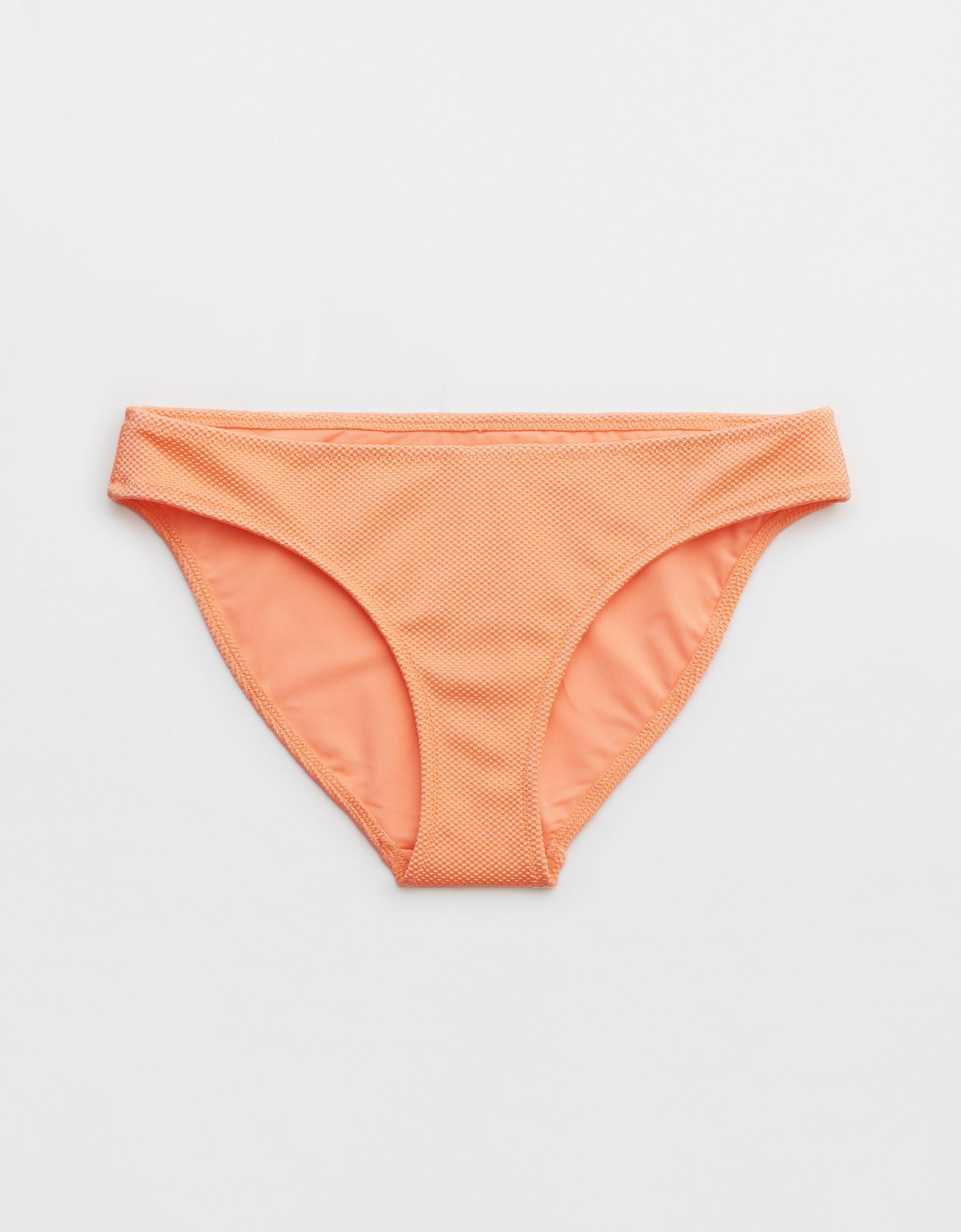 Aerie 光澤感珠地布全覆蓋式比堅尼泳褲 $240