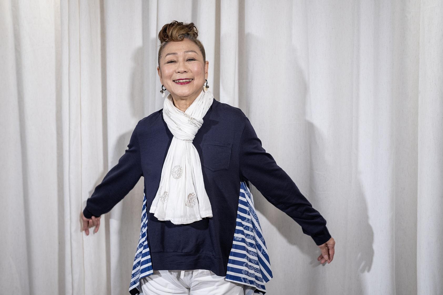 黃文慧自言能在演藝圈認識志同道合的朋友,已是一大收穫。(陳奕釗攝)