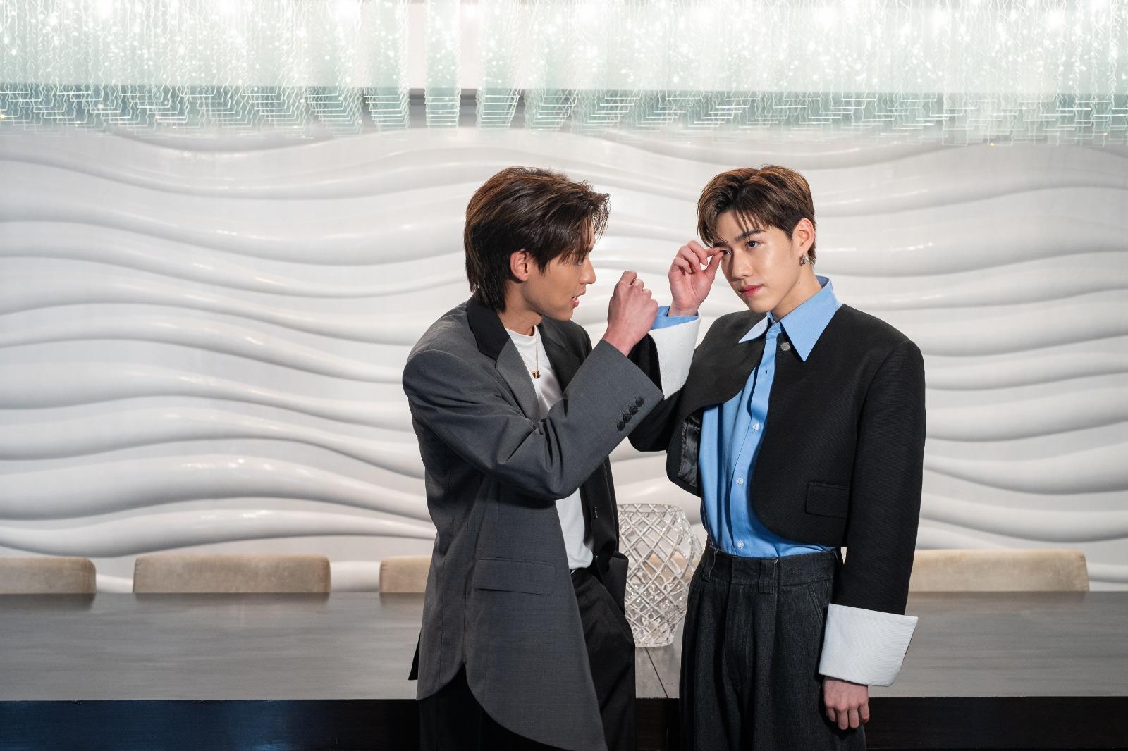 Billkin與PP Krit相當有默契,私下感情不俗。 (陳奕釗攝)