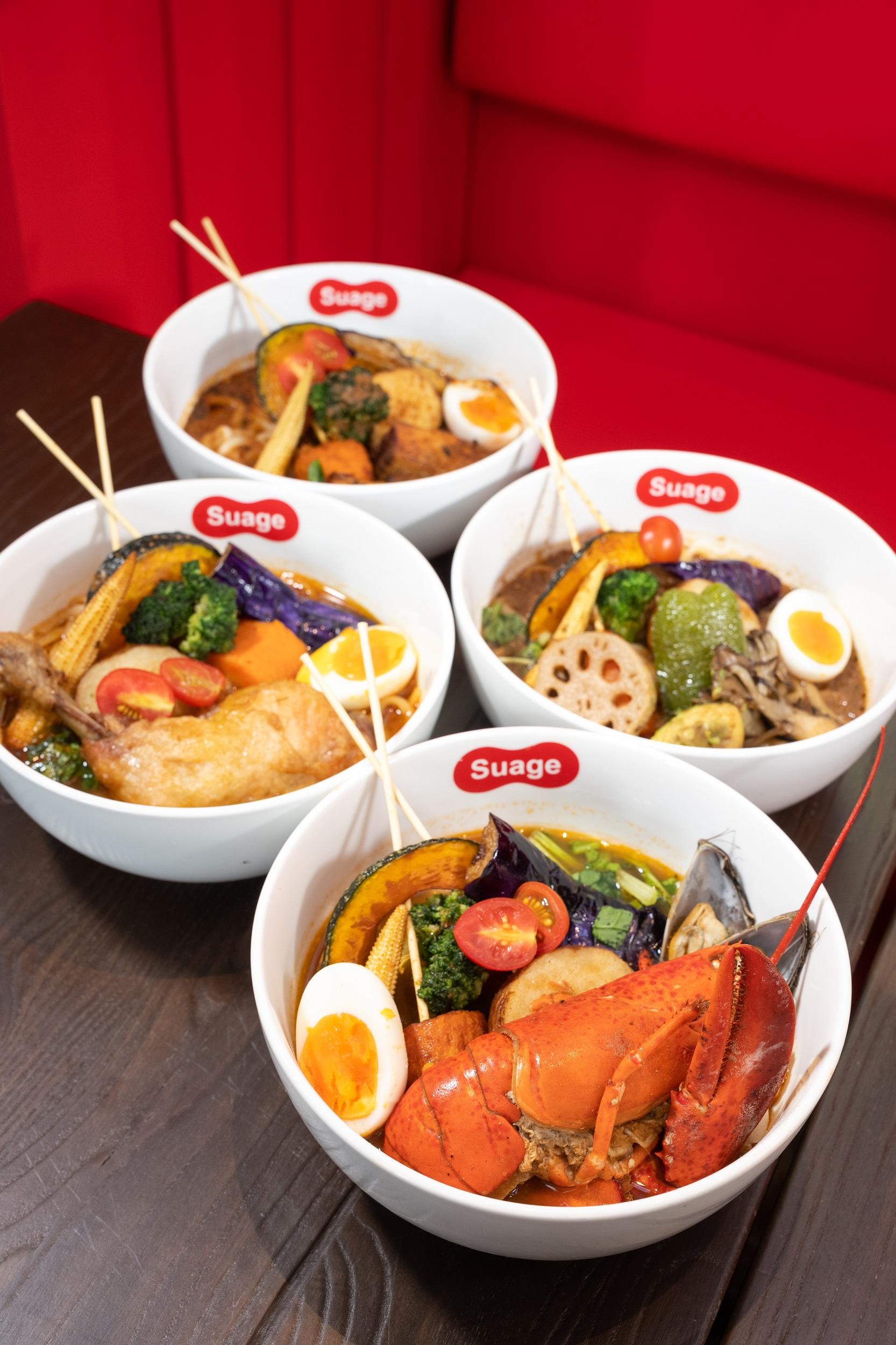 日本過江龍Suage北海道湯咖喱 香港限定龍蝦海鮮盛湯咖喱 + 最高99級無語辣